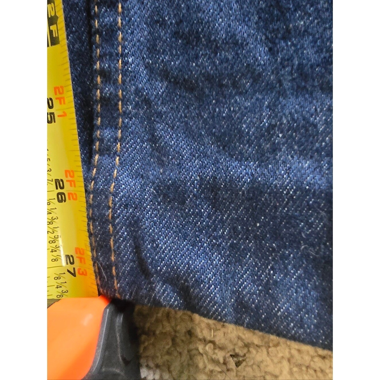 Vintage Womens Levi Strauss White Label Denim. Made In TX. Measured Size 6. Euc.