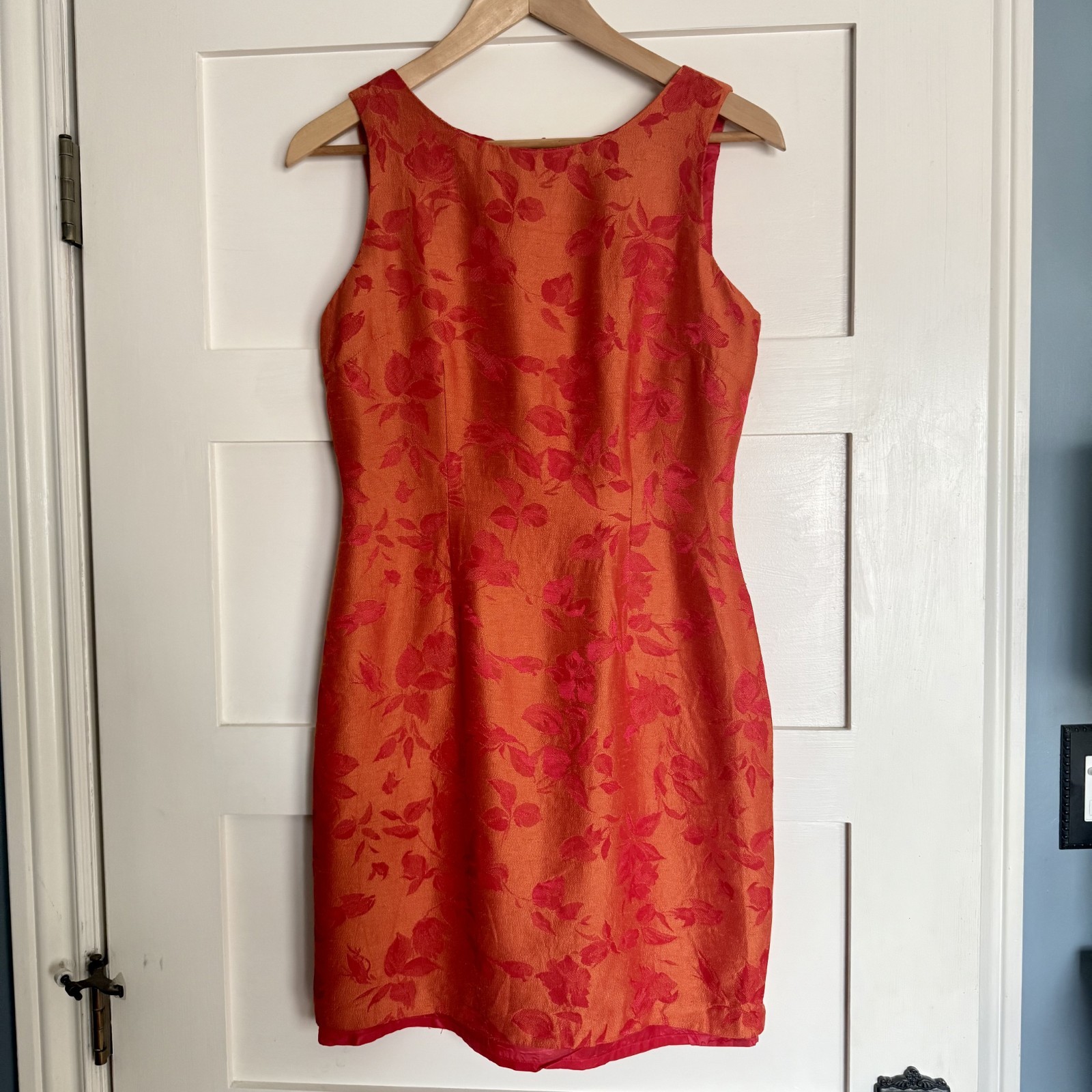 Vintage 90s Iridescent Floral Dress by John Roberts – Spring Phoebe Buffay Boho