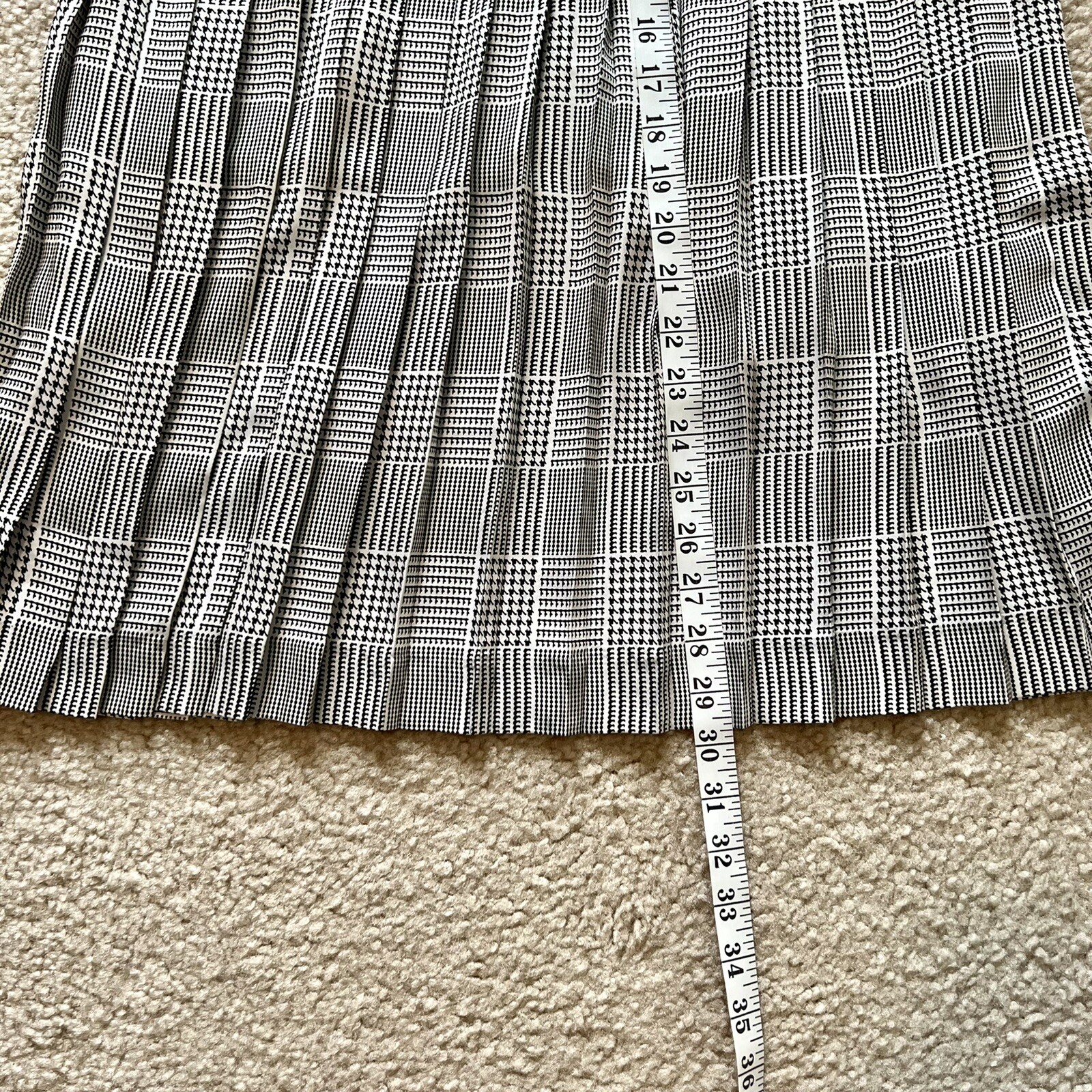 Vintage KASPER for ASL Houndstooth 2 Piece Pleated Skirt Set—SZ. 6/7