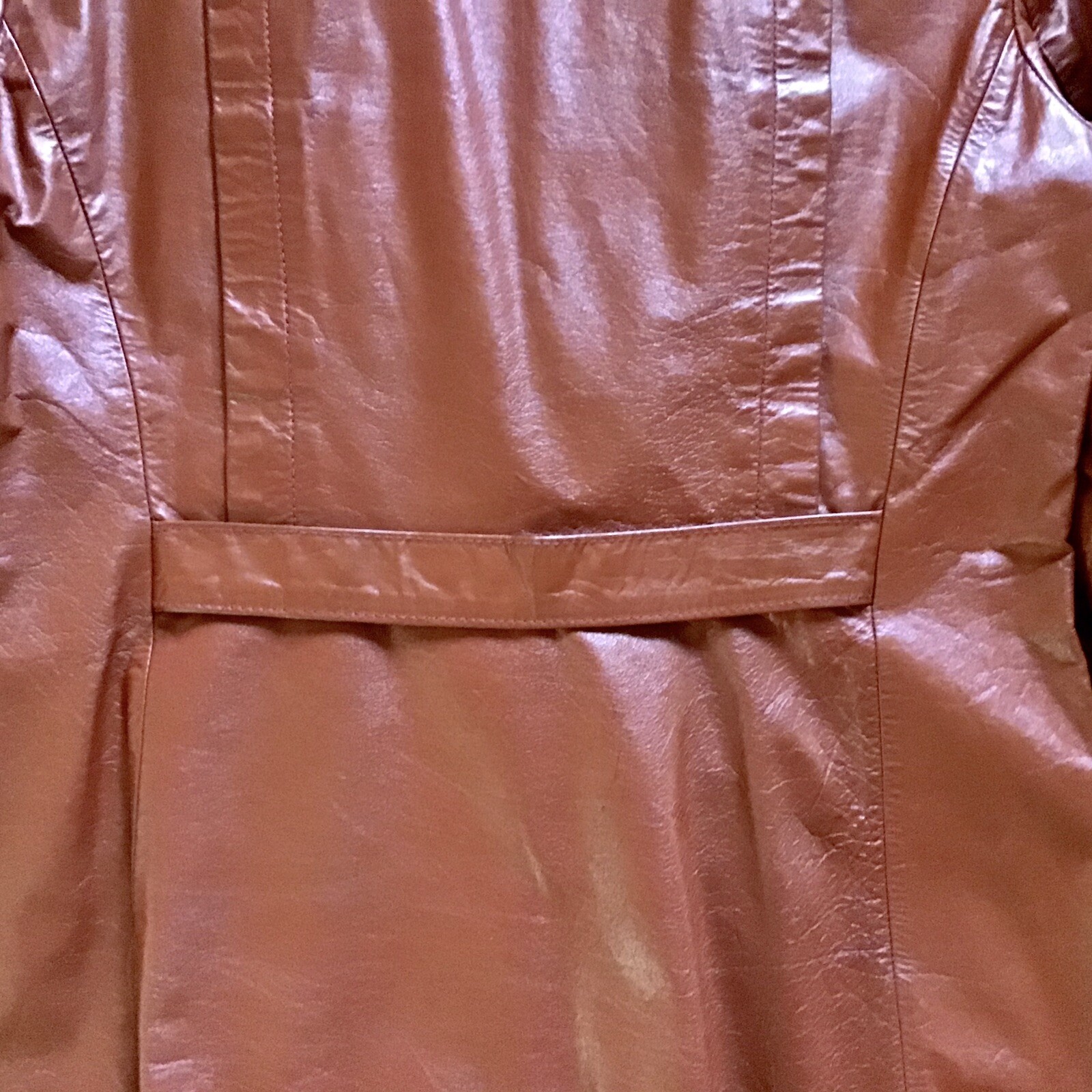 Vintage Montgomery Ward The Tannery Leather Jacket Blazer Lined 13/14 US M/L