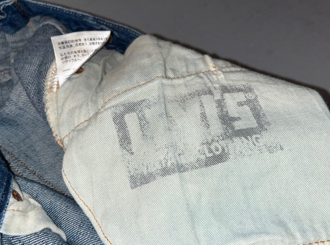 Levi’s Vintage Clothing LVC 501R 1915 Jeans Buckle Back Selvedge Barrel 30 x 25