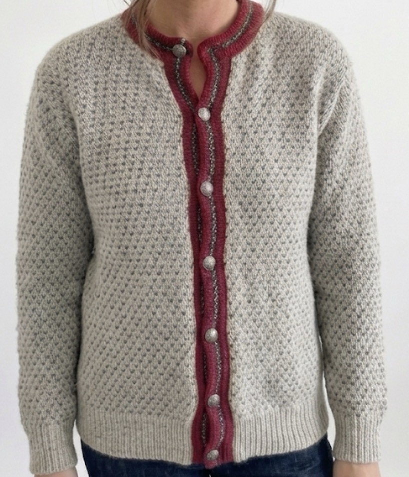Vintage L.L. Bean USA Norwegian Wool Blend Cardigan Sweater (Size XL)