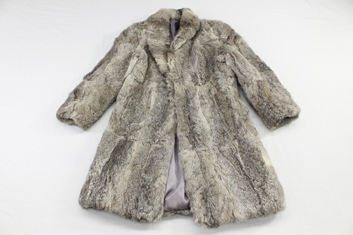 Vintage Jin Tu Womens Size Medium Rabbit Fur Jacket