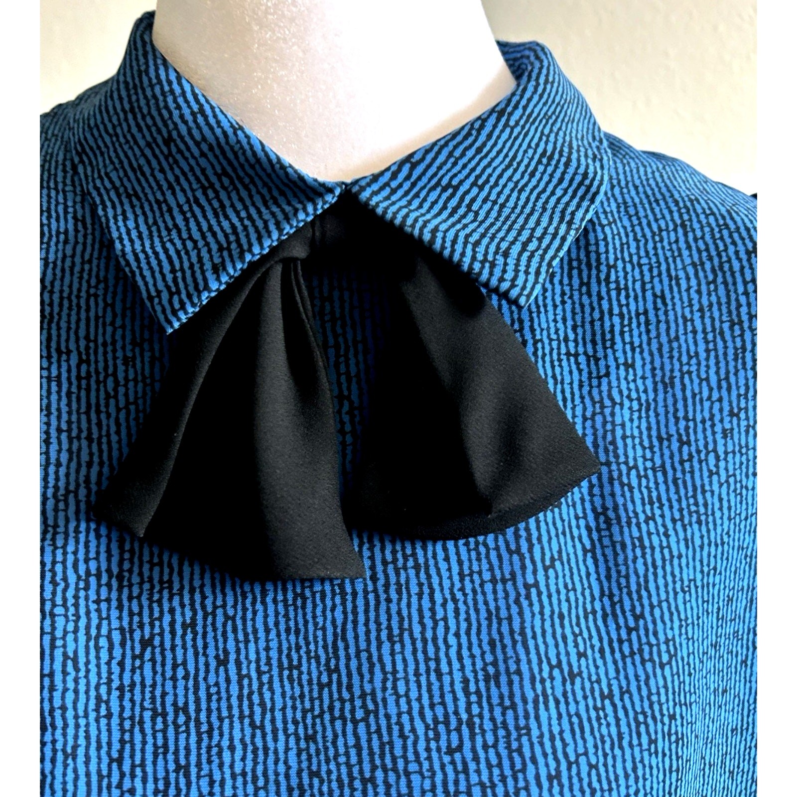 vtg 80S Alexis DRESS TEACHER SECETARY CAREER COSTUME STRIPED COTTAGE PRAIRE
