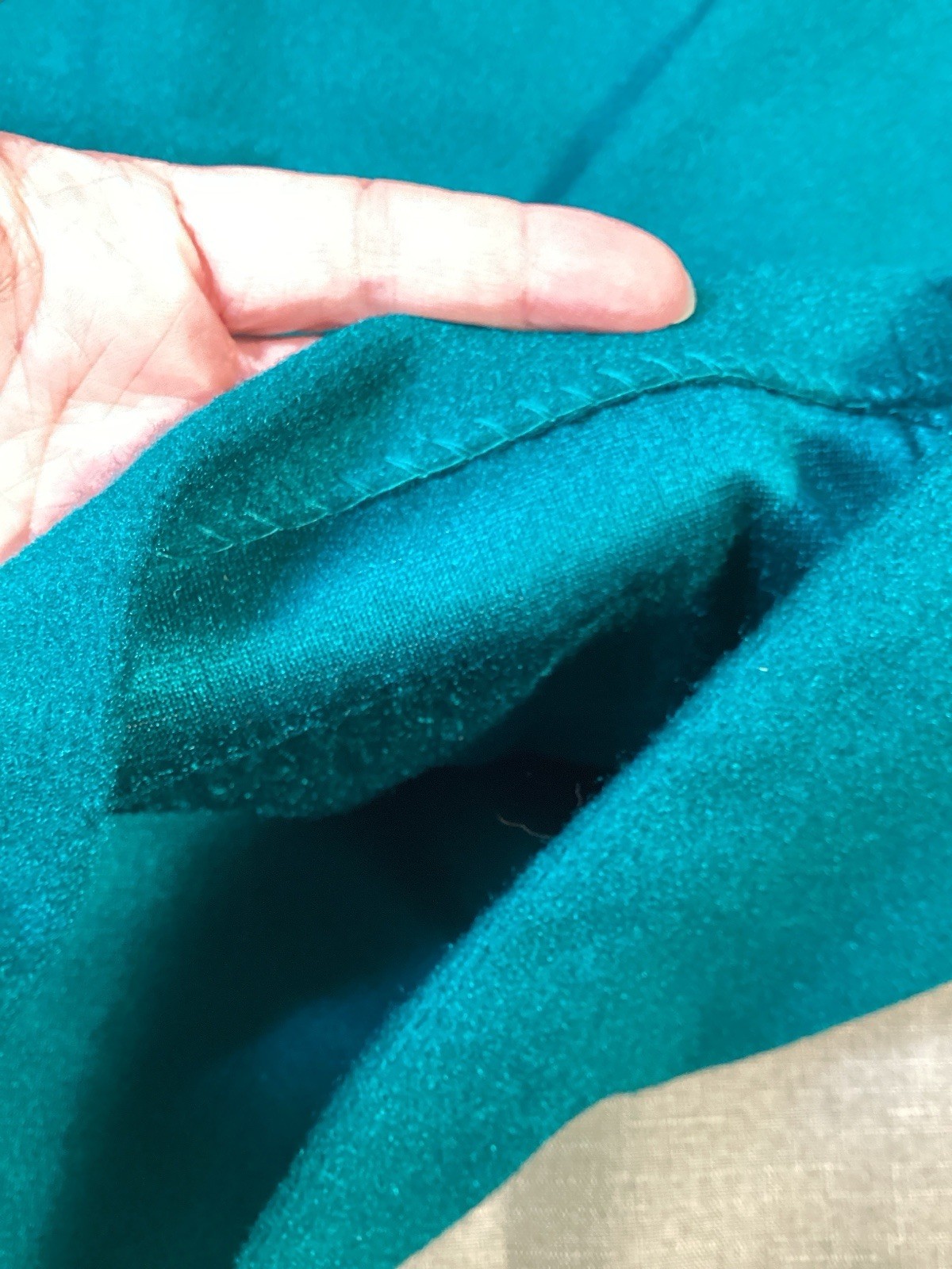 Vintage Just For Women Green Robe Lounge Sleepwear Muumuu Housecoat 90s L XL
