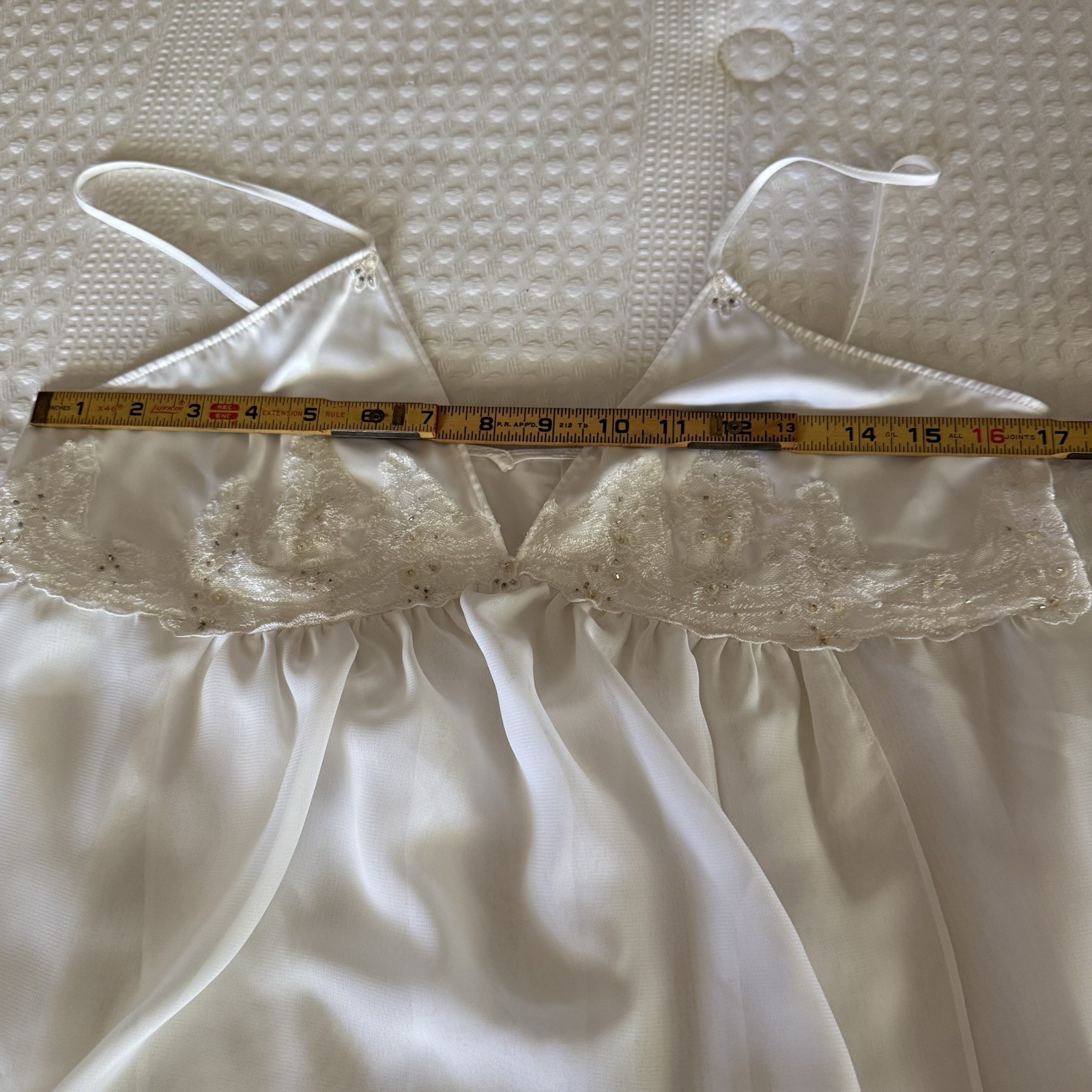 Cato white nightgown vintage Size Large