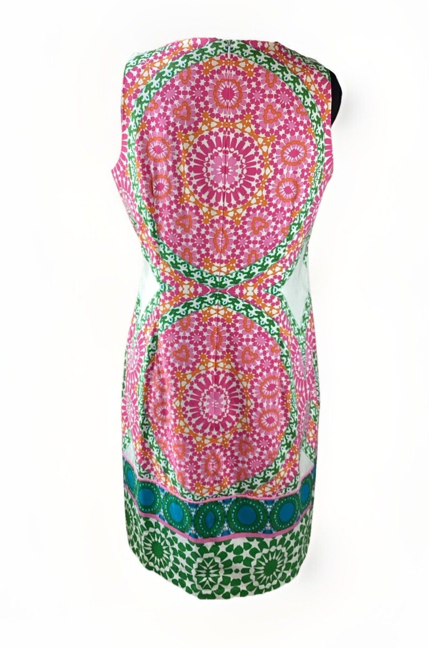 Vintage London Times Mod Psychedelic Fab Sleeveless Dress 4 EUC