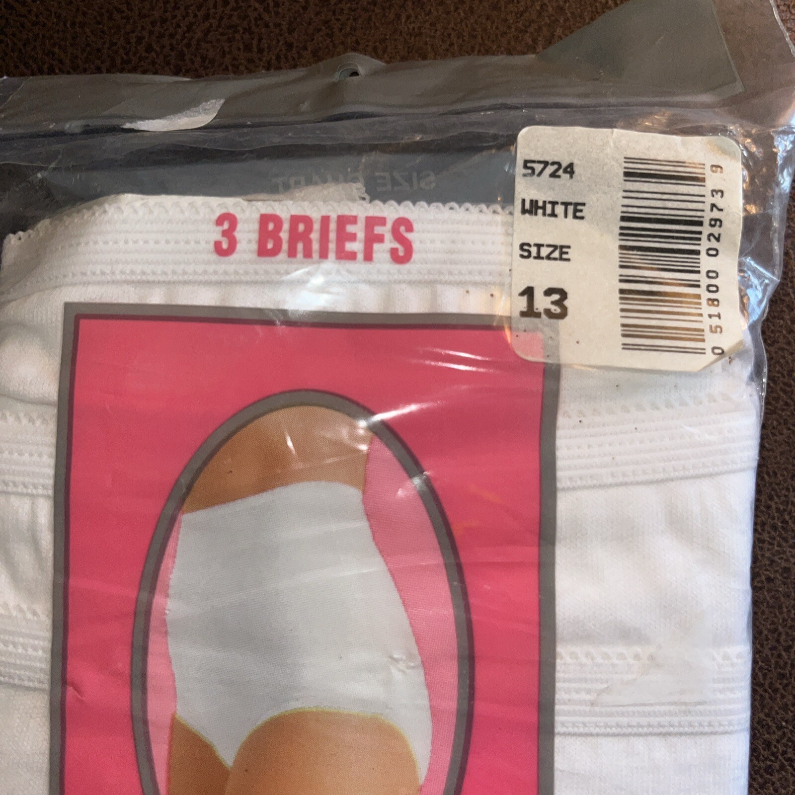 Vintage Lady Manhattan Soft Impressions WHITE Briefs Women’s Sz 13 PAIR Nos