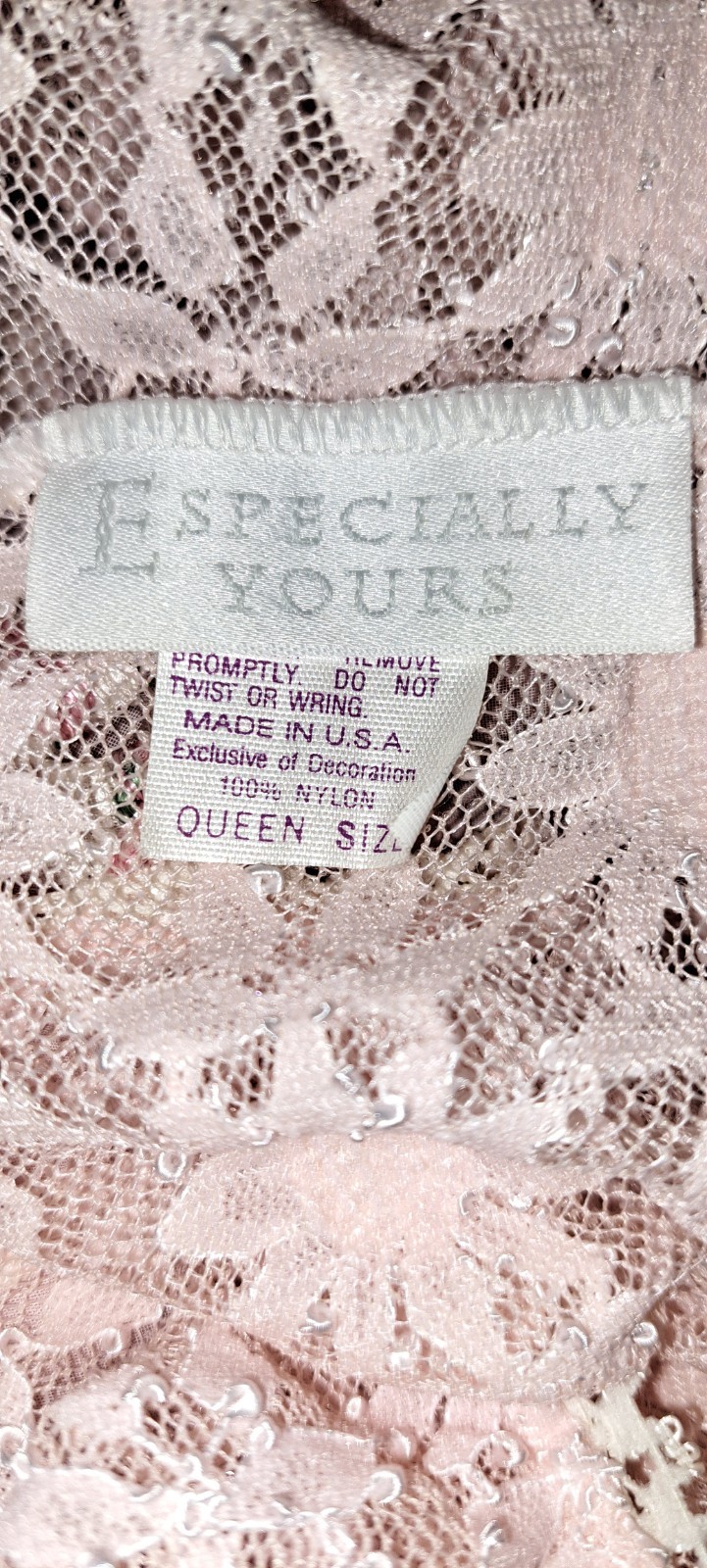 Pink Sexy Stretch Top Nightgown Sheer Skirt Xl Vtg Especially Yours