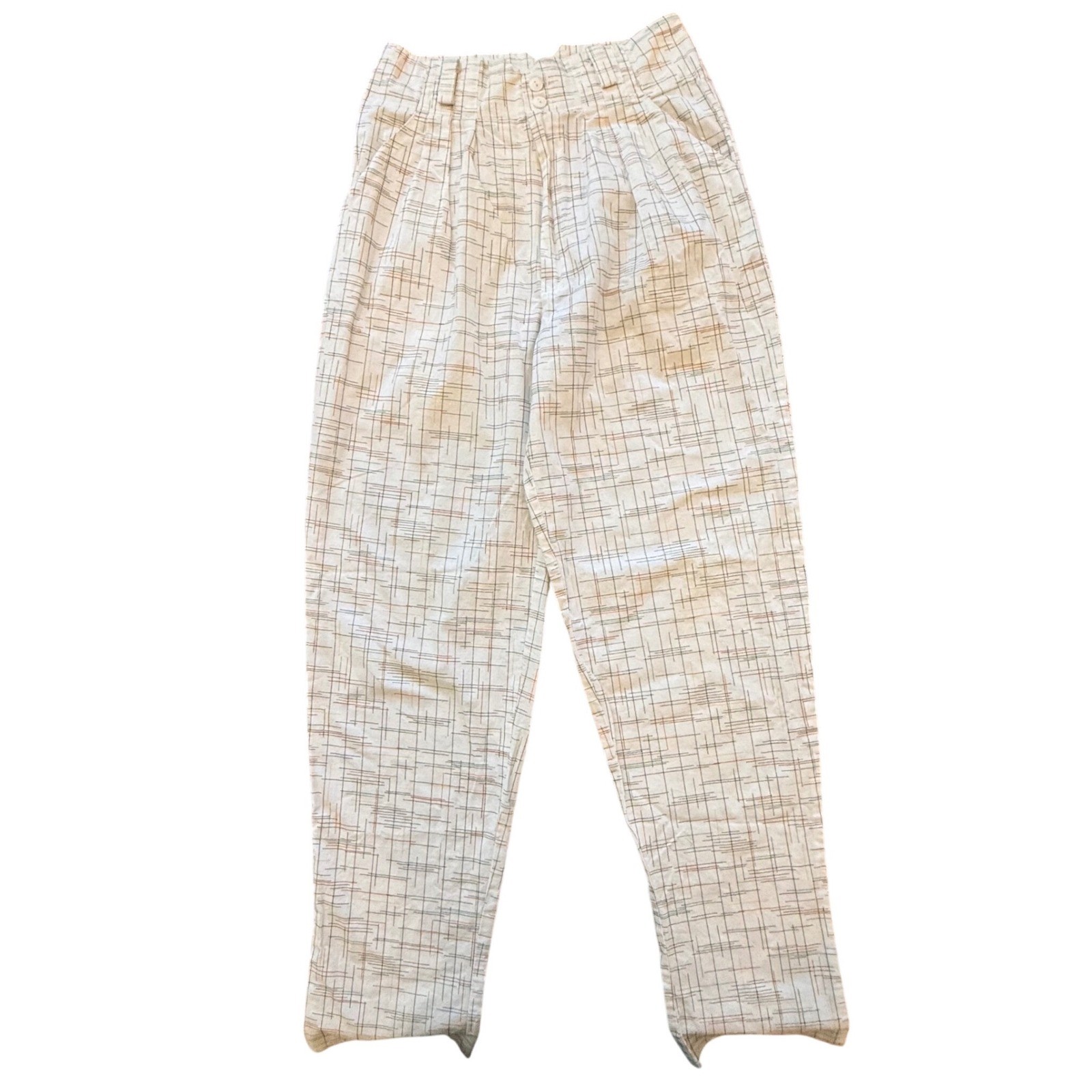 David Benjamin Rare VTG Y2K High Waisted Pleated Tapered Pants Size 9 Paperbag
