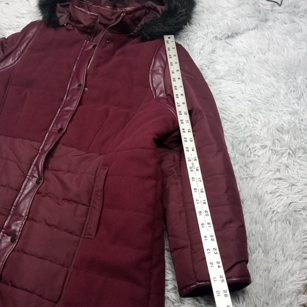 Vintage Susan Graver Jacket Womens XL Parka Removable Hood Faux Fur Trim Pockets