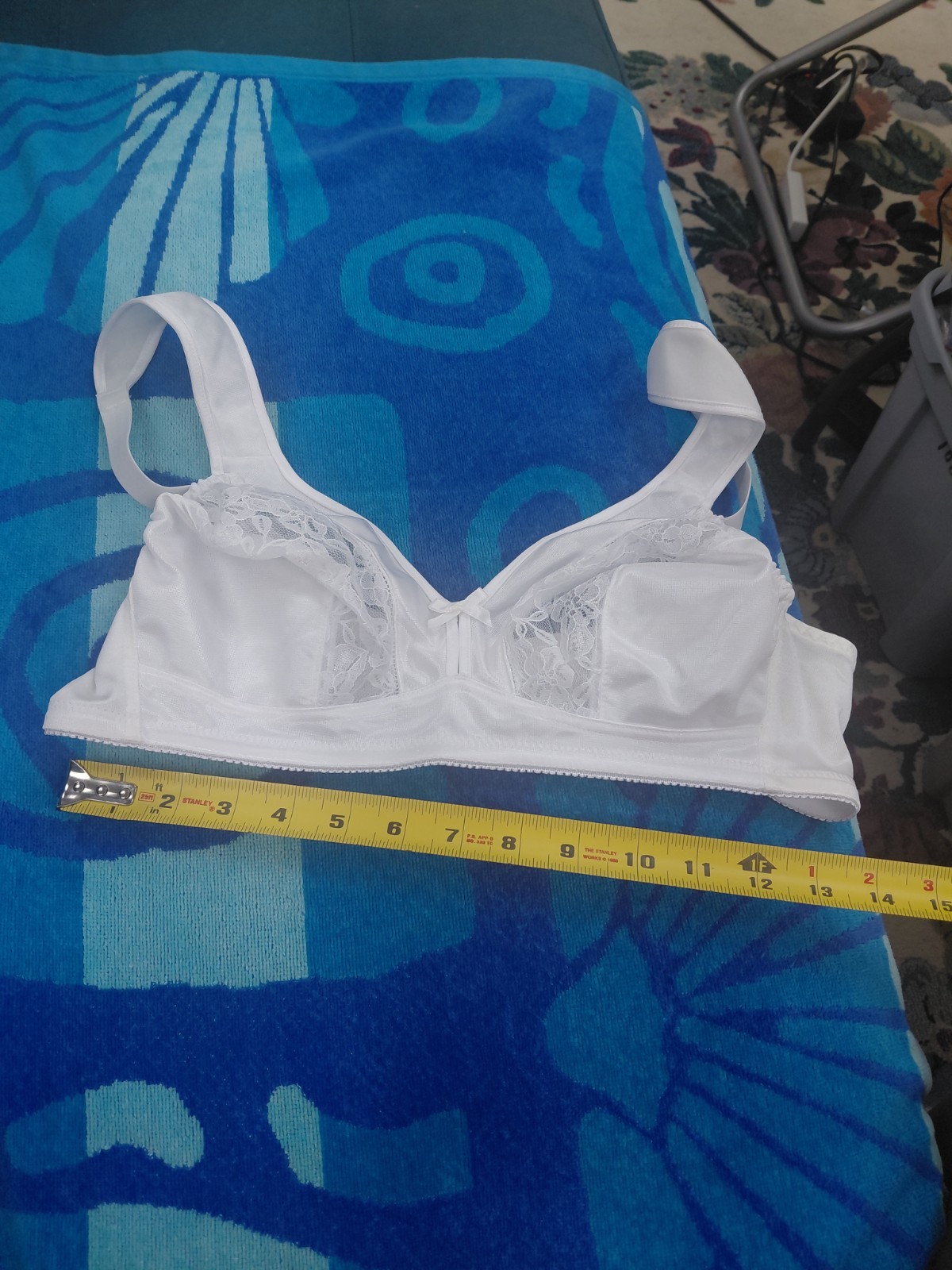 Vintage White Bra Size 36B