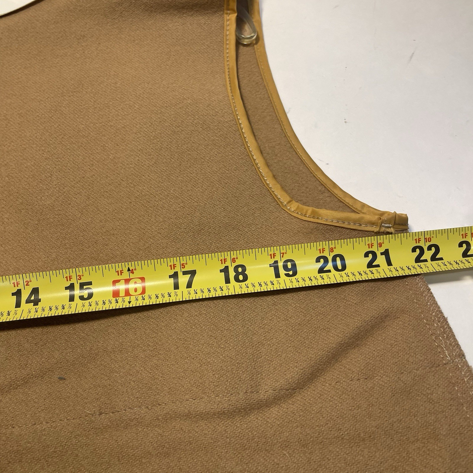 Burberry Wool Trench Coat Liner With Zip For Attachment Wool Camel Hair Brown