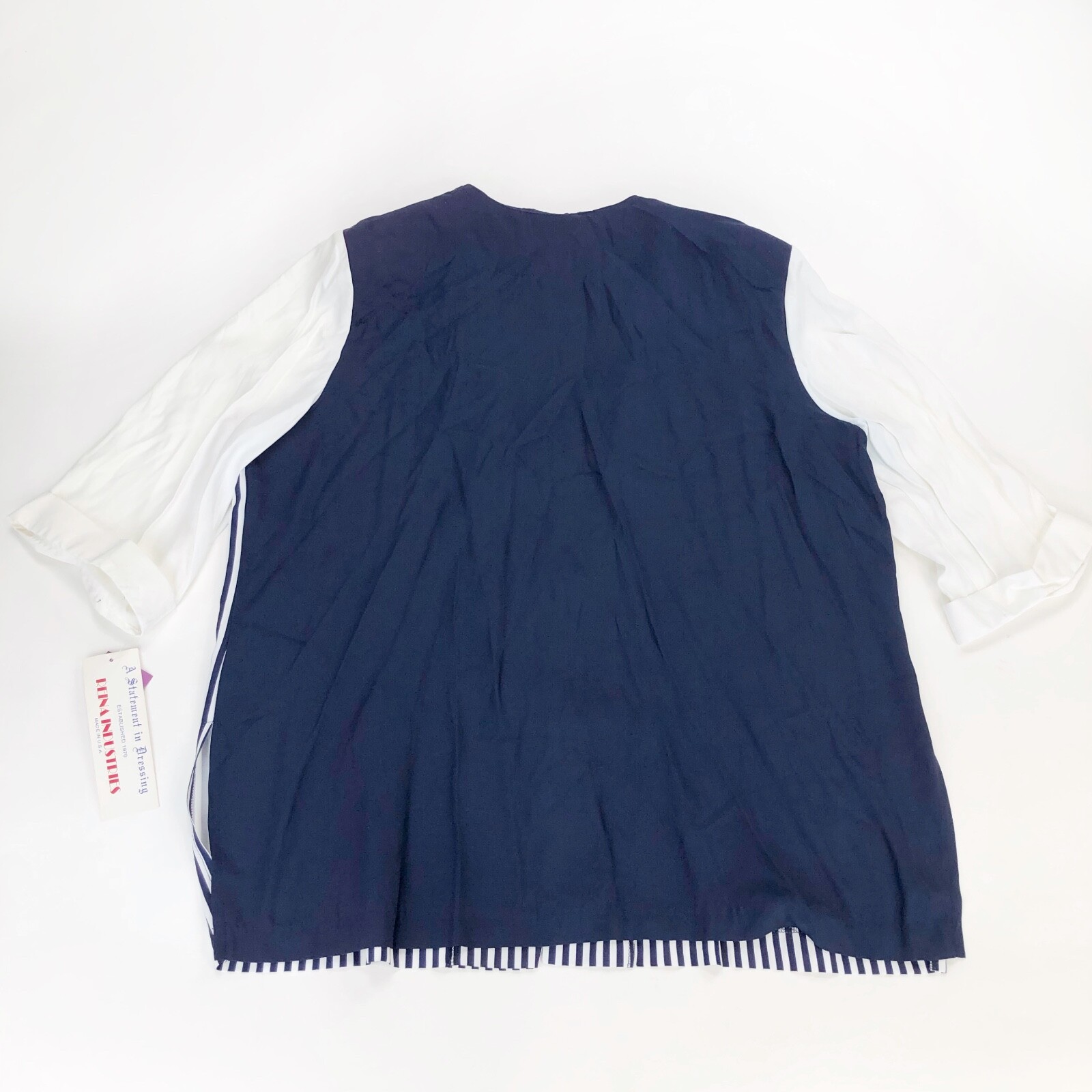 NOS A Statement in Dressing Reina Industries VTG Blouse Size 20W With Tags NWT