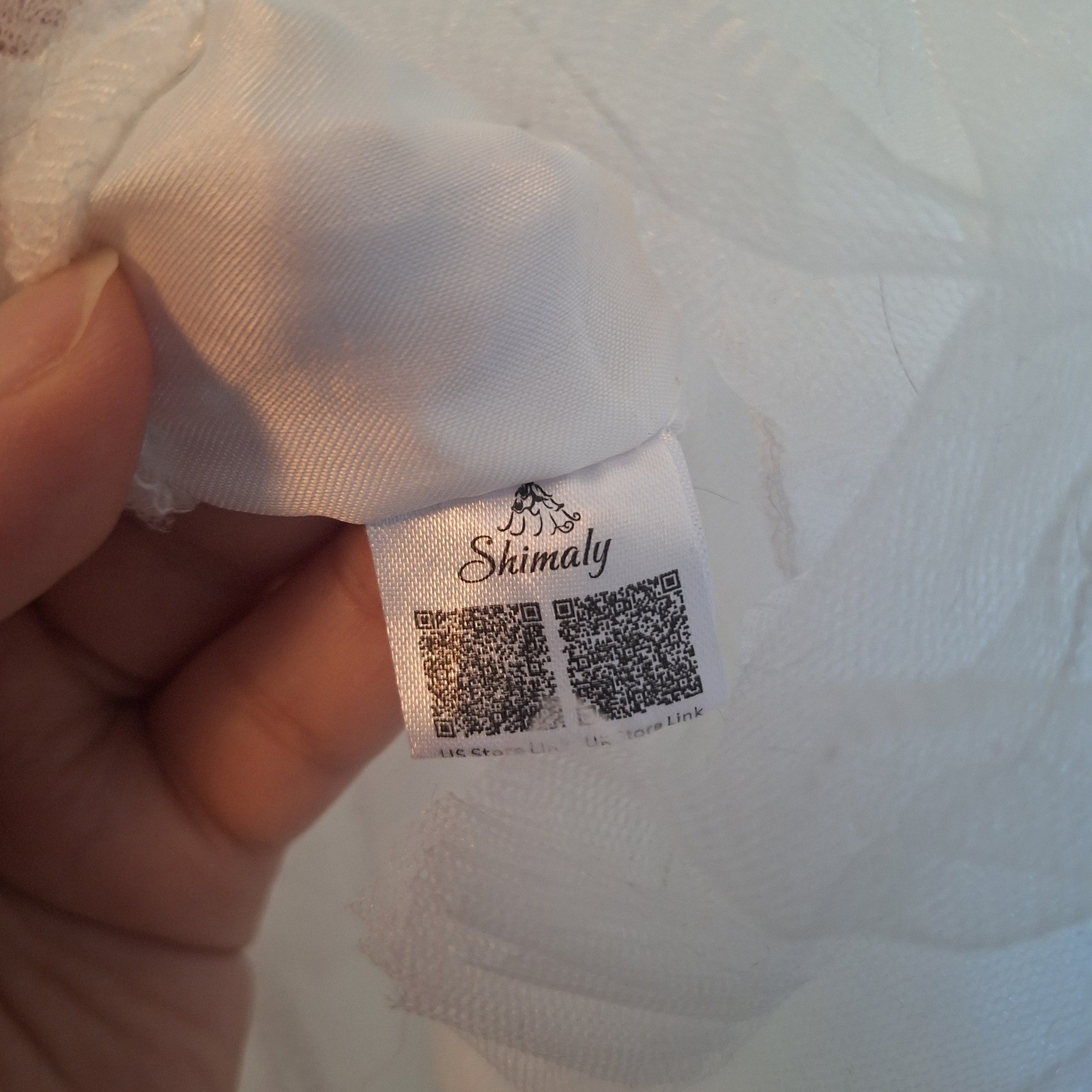 Shimaly White Tulle Petticoat Crinoline Underskirt Elastic Waist Puffy
