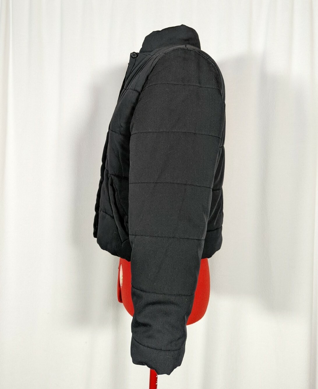 Armani Exchange Vintage 90s Rayon Poly Black Duvet Comforter Puffer Jacket M