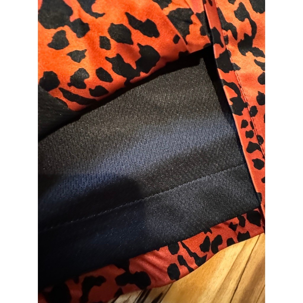 Vintage Mary McFadden Leopard Print Silk Jacket Made in USA Size M