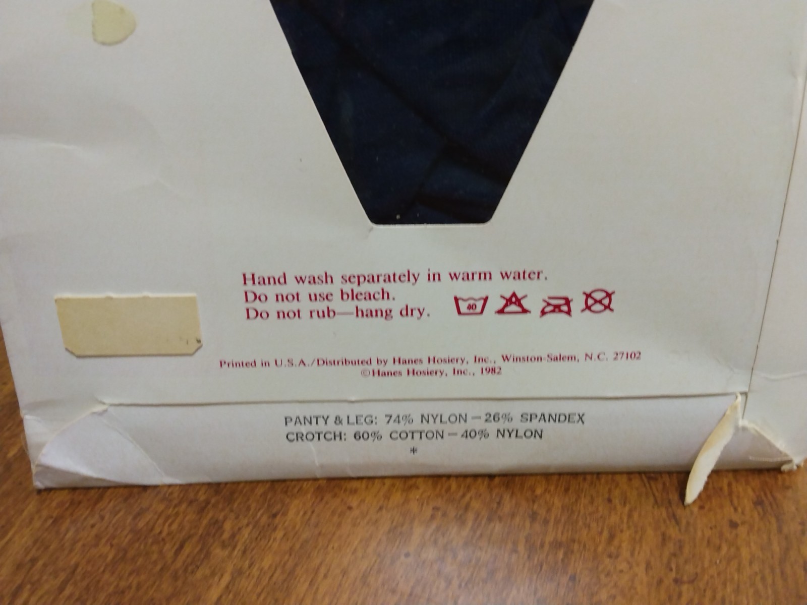 Hanes Alive All Sheer Pantyhose Sz C Navy Nude Toe to Waist NOS
