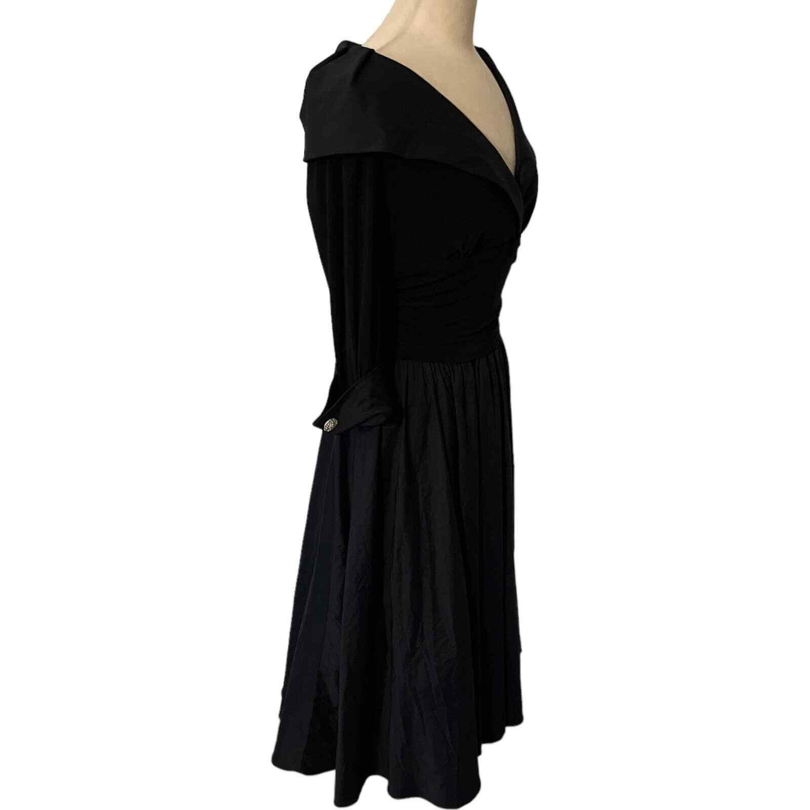 Vintage Joseph Ribkoff Retro 50s Midi Dress SZ 8