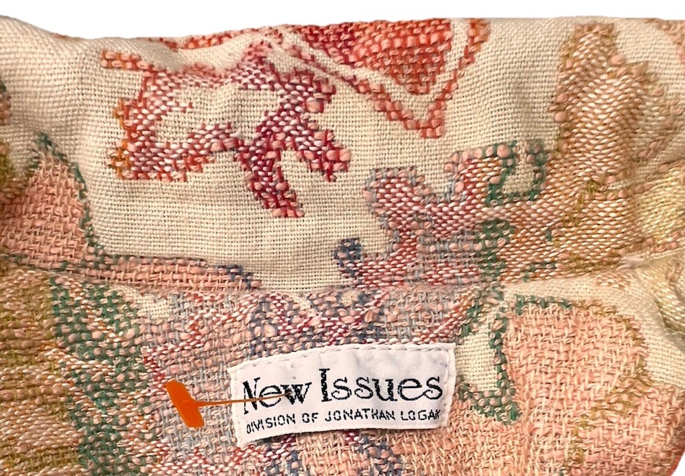 VTG 60s New Issues by Jonathan Logan Floral Tapestry Fitted Blazer Size Small