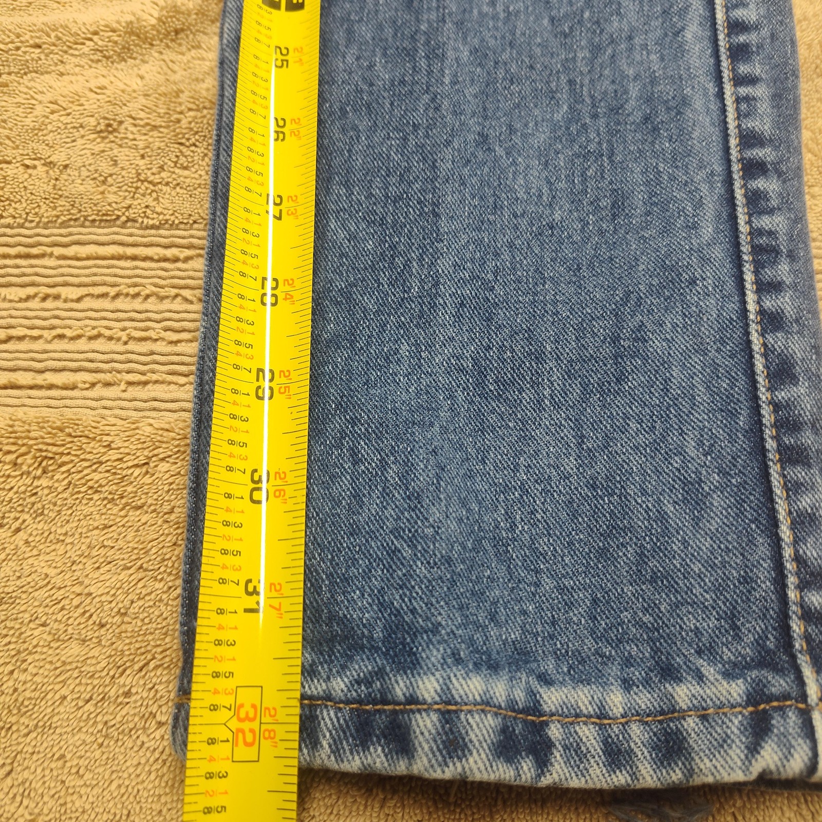 Marithe & Francois Girbaud Stone Washed Jeans 7/8 Tall Women 27×32 Classic