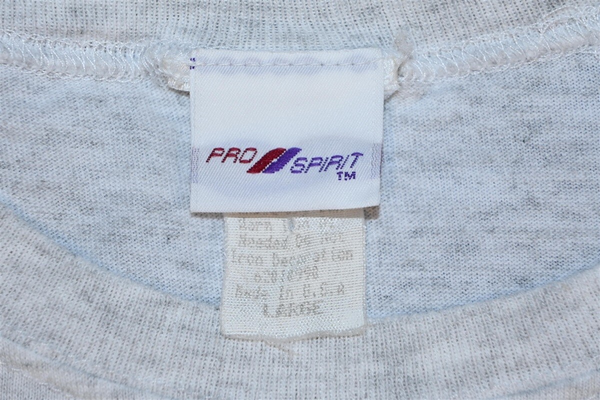 vtg 90s WHAT-EVER PLAID EMBROIDERED HEATHERED GRAY HALF t-shirt WOMEN’S MED M