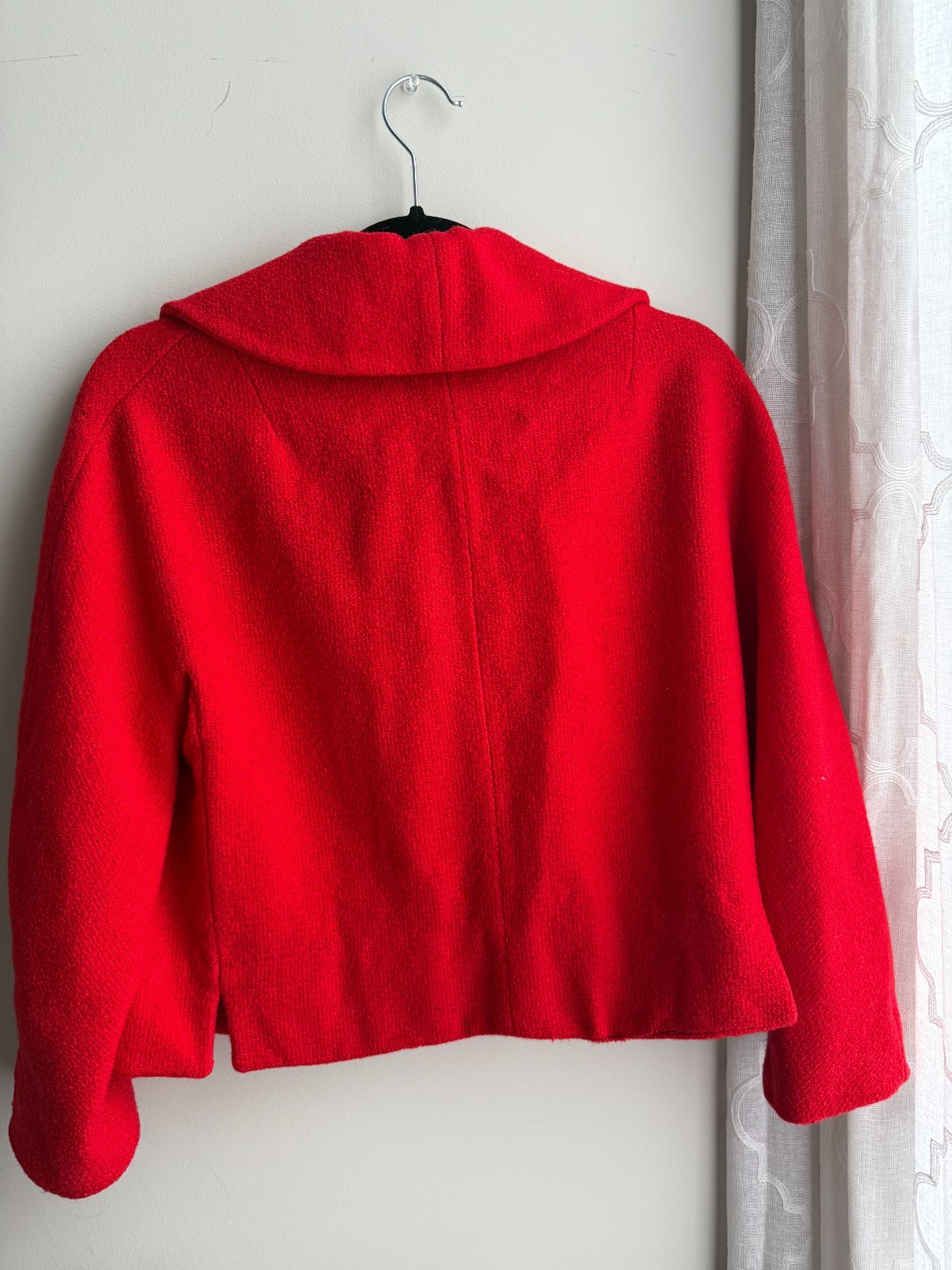 Vintage Red Bolero Blazer Jacket -1950s / Original Tags