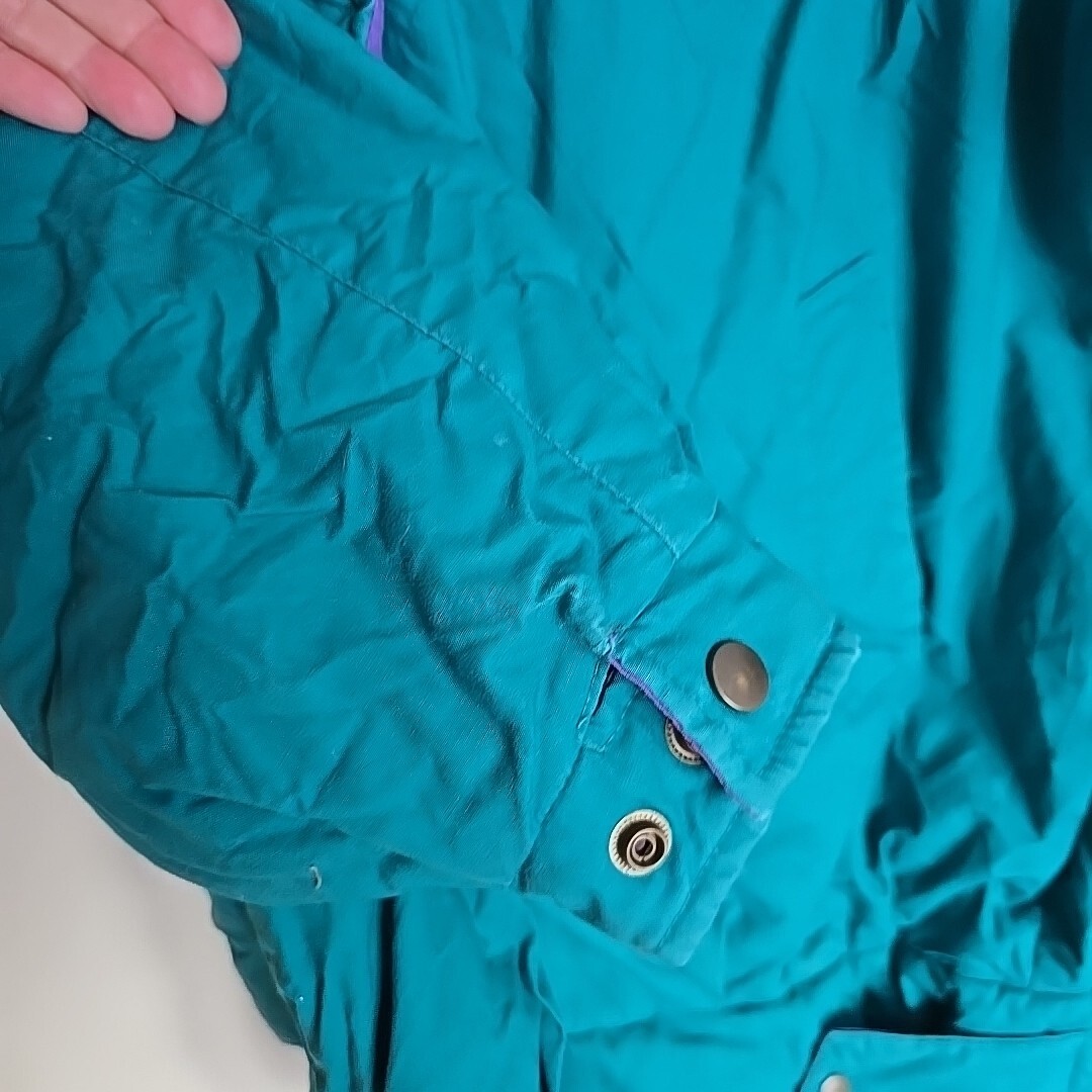 Vtg 80s 90s London Fog Coat Jacket Saved by the Bell WinterTeal Purple Womens 10