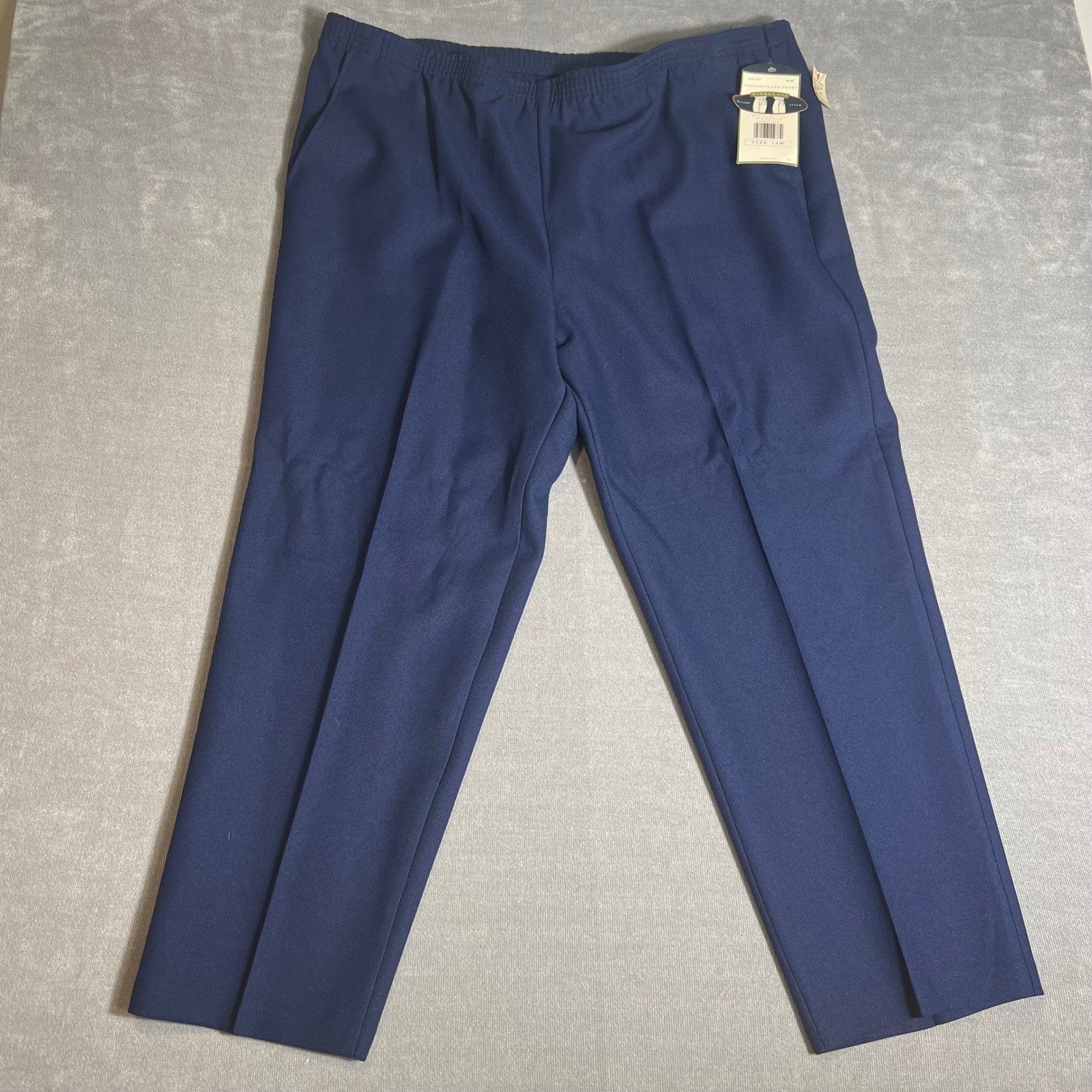 Vintage Levi Strauss Bend Over Navy Blue Dress Pants 24W Proportioned Short NWT