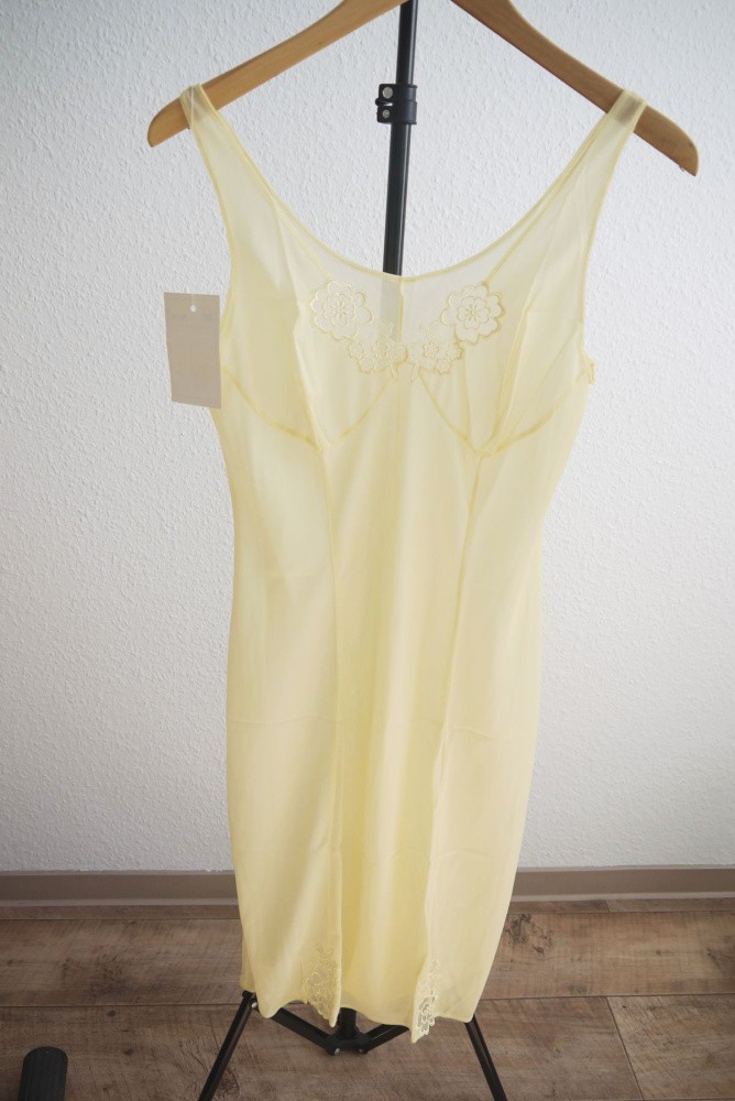 Negligee GDR women VEB knitted fashion vintage nightgown underskirt underskirt