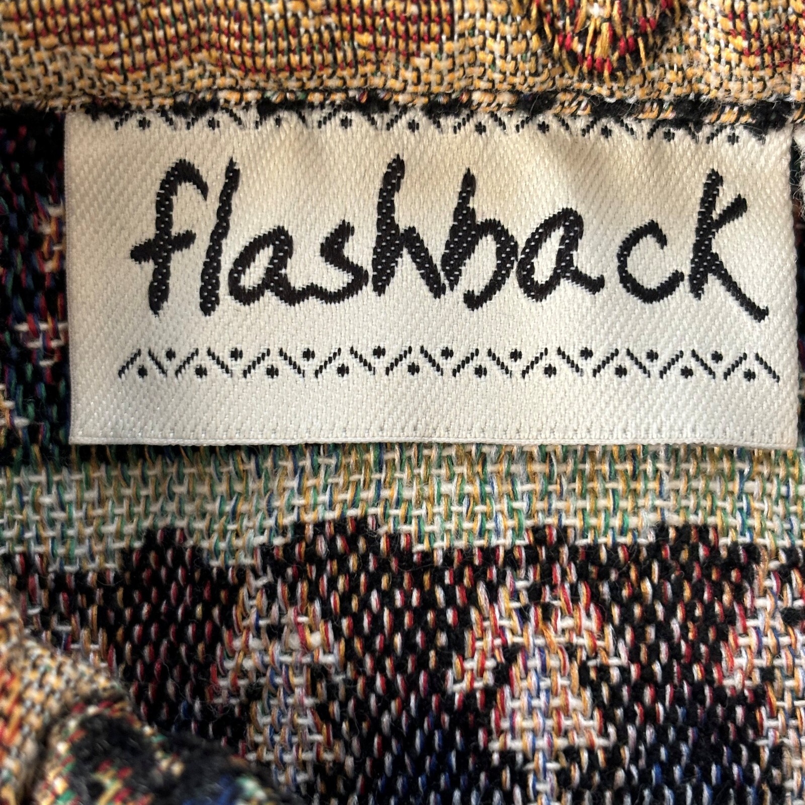Flashback Womens Western Tapestry Blazer Small Prairie Ranch Rustic Boho