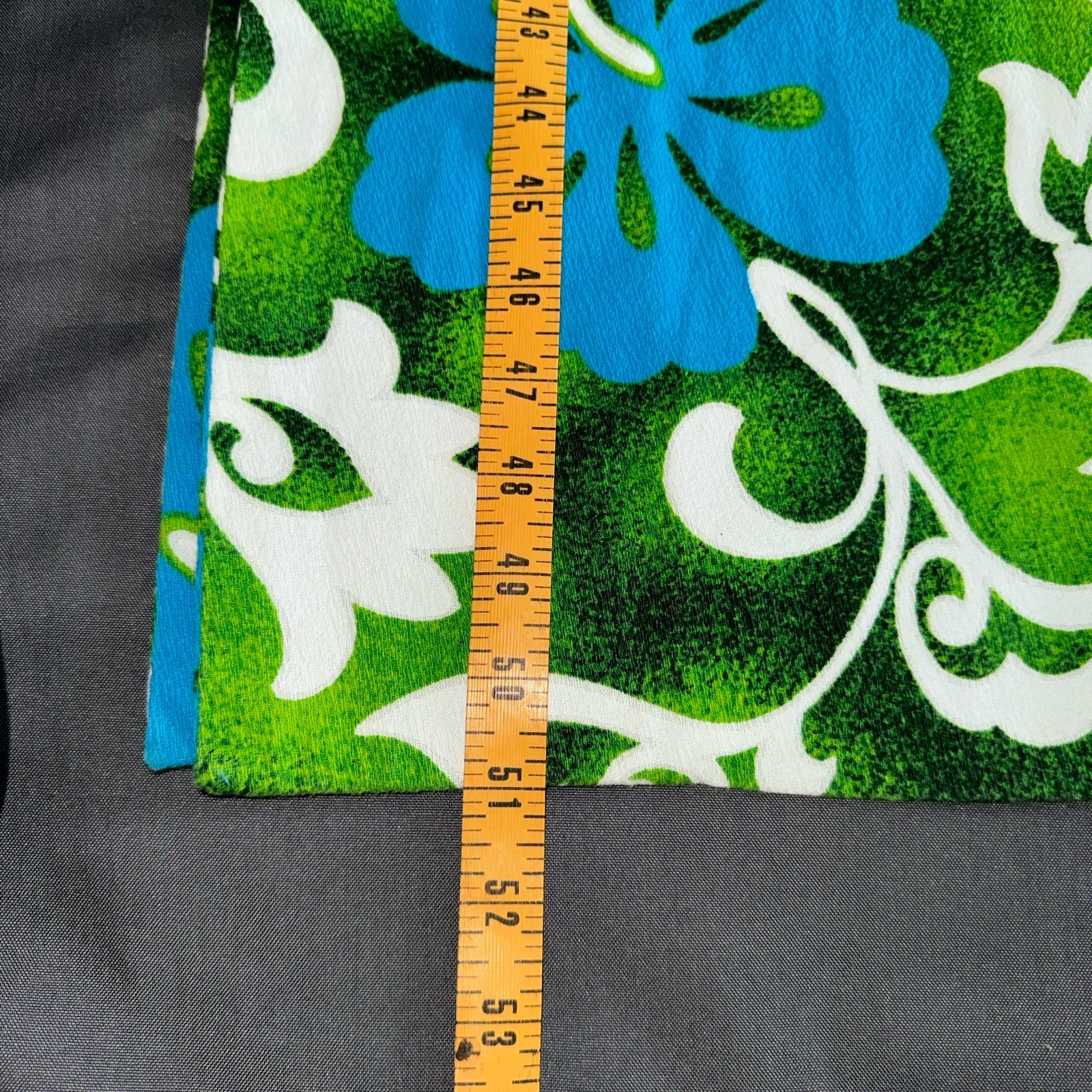 Vogue Paris Original Vintage Hawaiian Handmade One Shoulder Dress Designer
