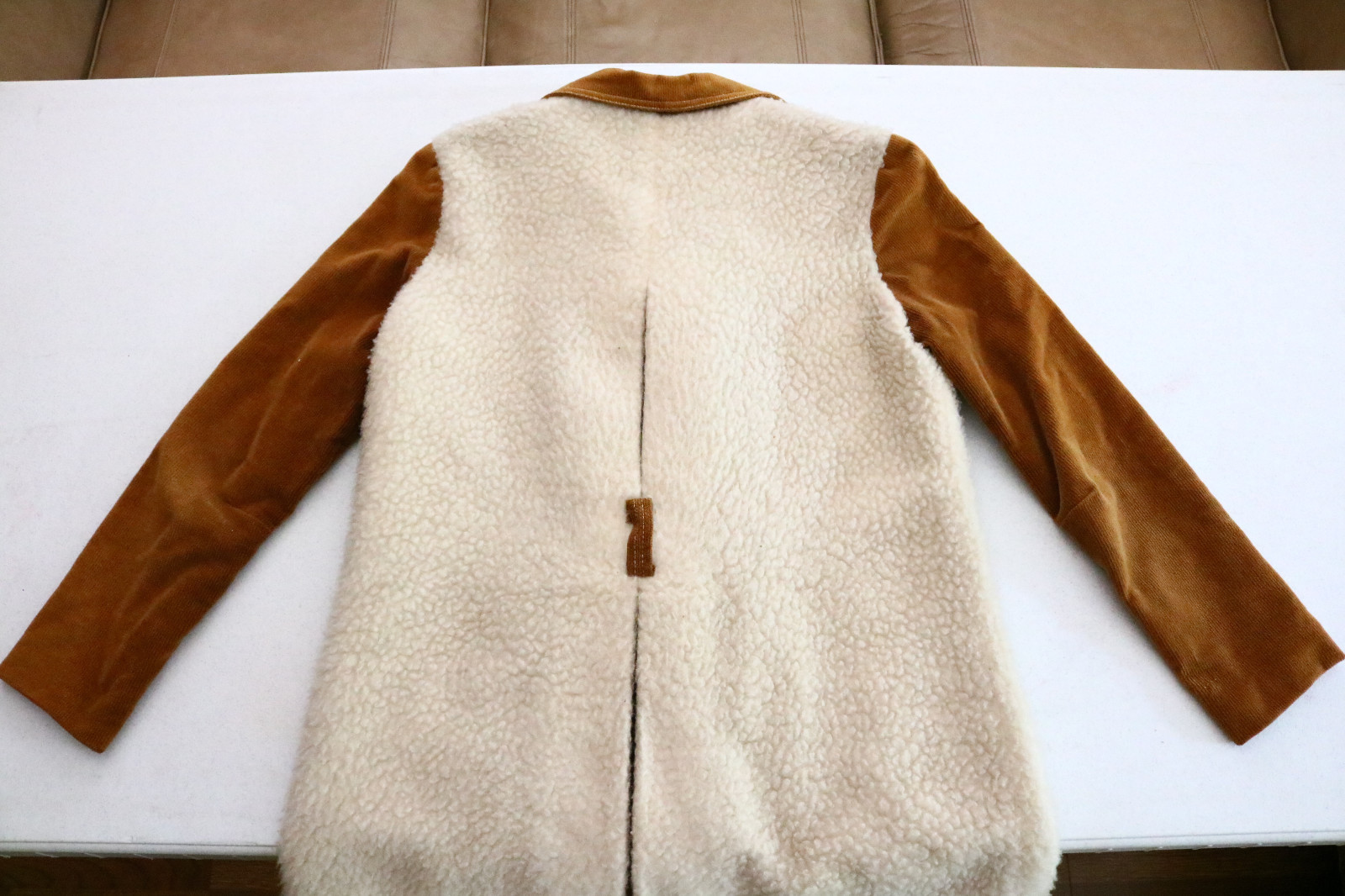 Vintage 1970s Bronson California Light Fuzzy Furry Jacket L / XL 40″ sz 13-14 LA