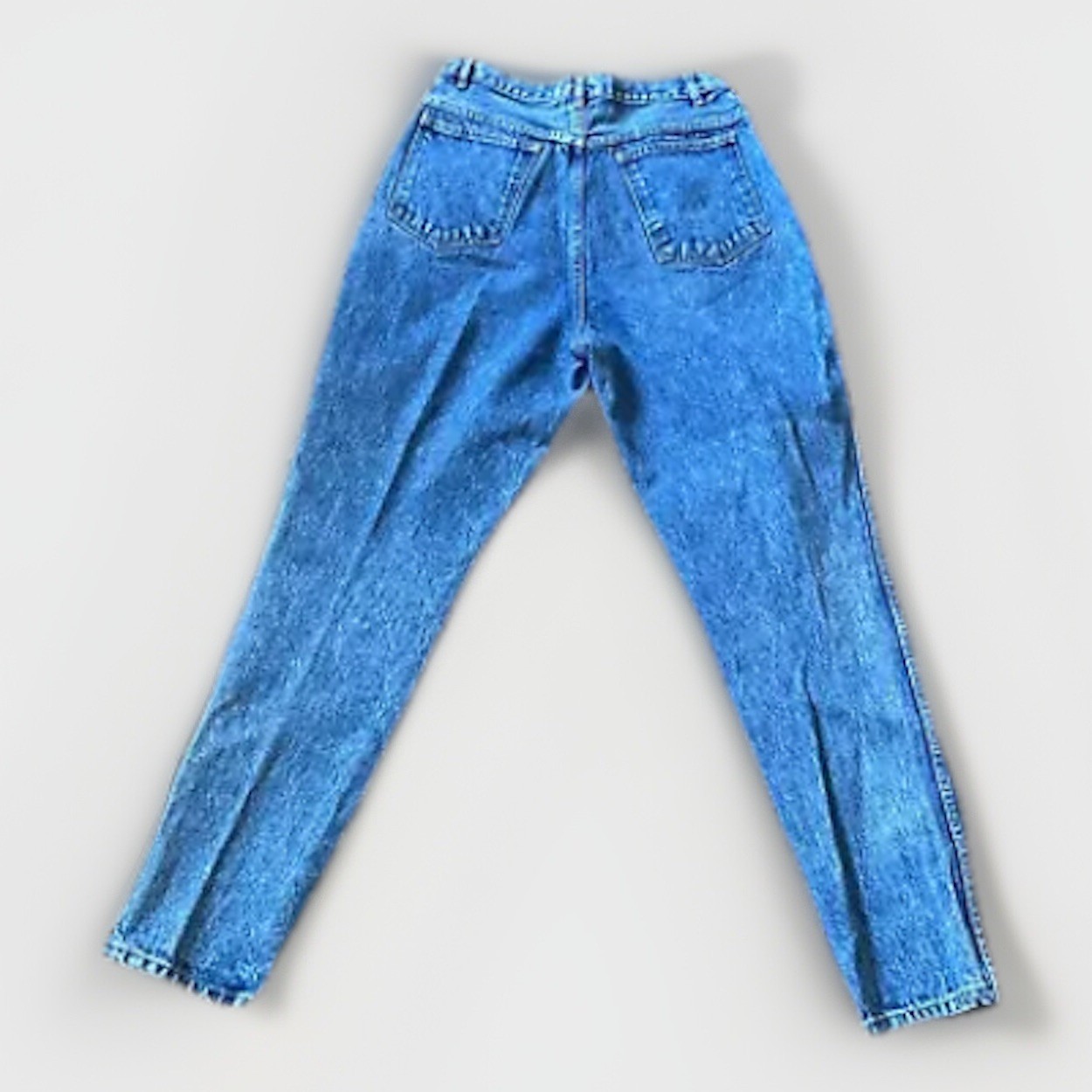 Vtg 1980’s RIO by STEPHEN MARDON Tapered HIGH RISE Med Wash Blue MOM JEANS 13