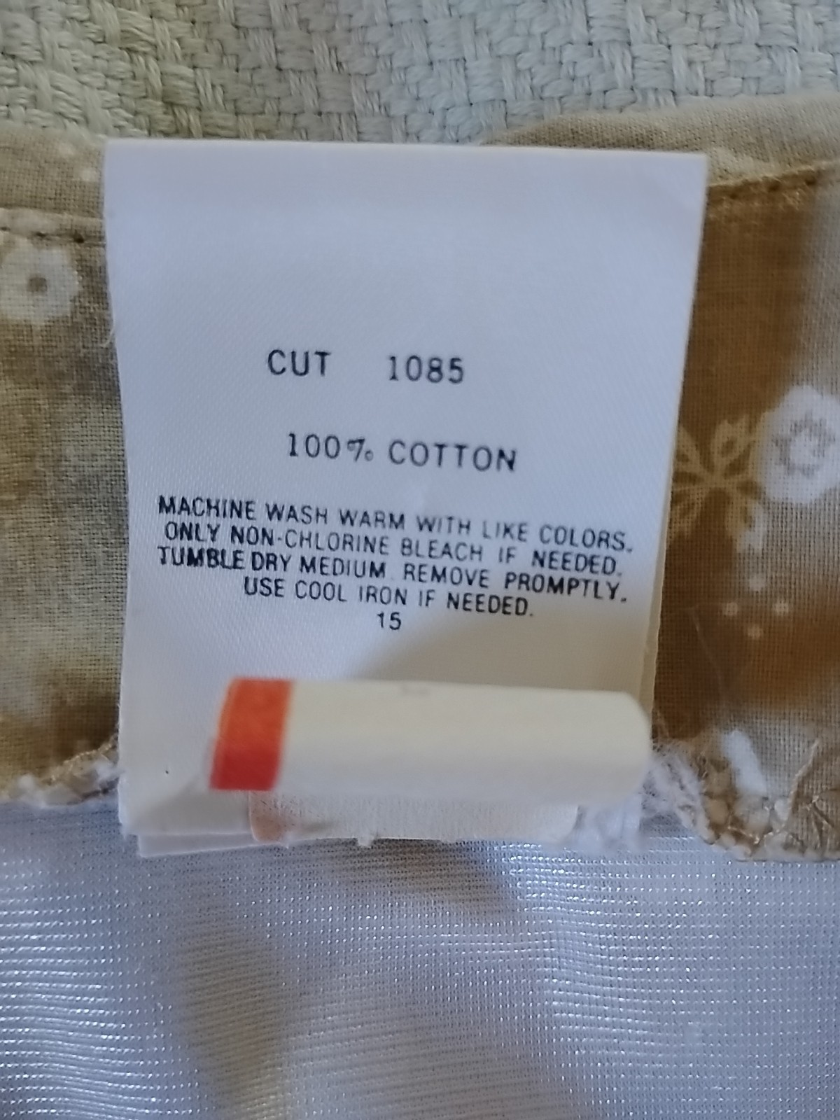 Vtg You Babes Drop-Waist Edwardian V-Neck Prairie Cottage Dress Calico Floral S