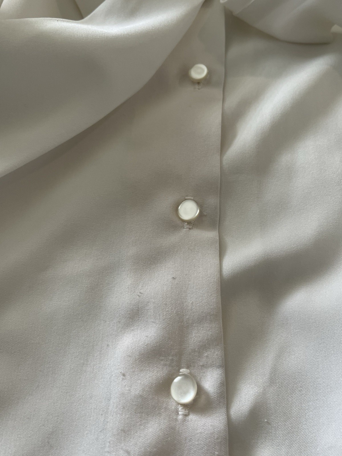 Vintage – Late 1980’s To Early 1990’s White Blouse – Size 12