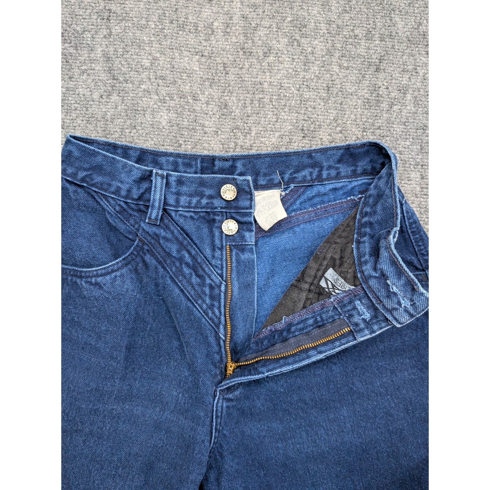 Vintage Rockies Jeans Women’s 9 26×35 High Waist Dark Wash Western Mom Jeans VTG