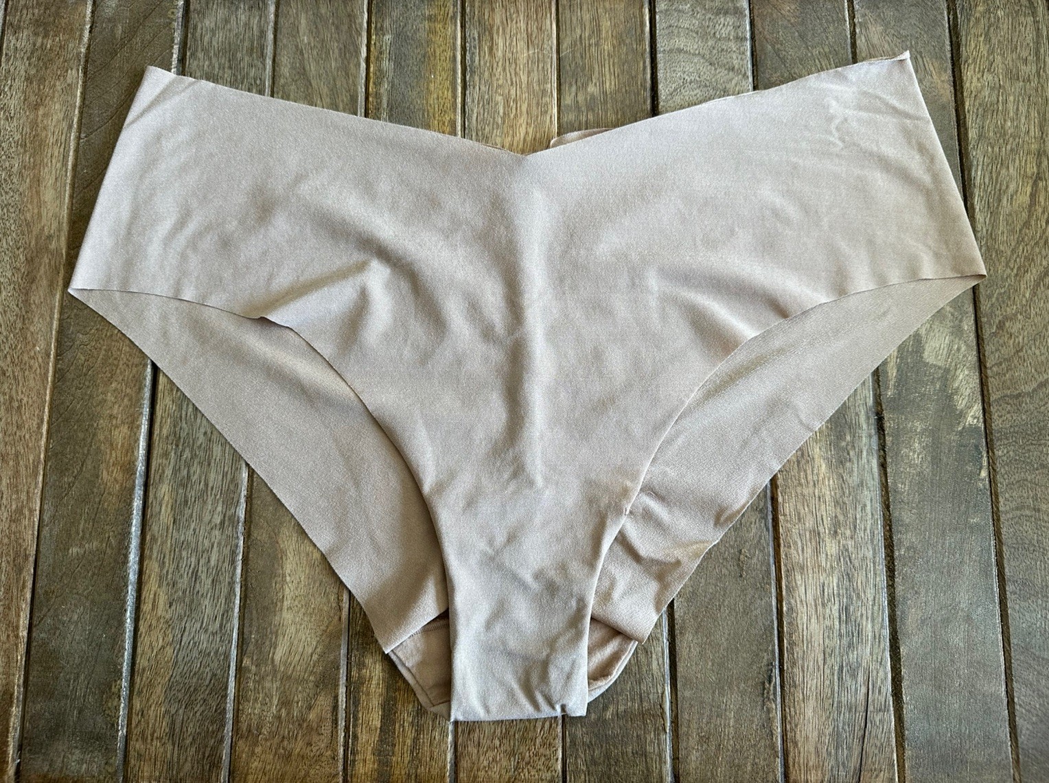 Vtg Victoria’s Secret XL Beige Nude Hiphugger Bikini Panties Panty