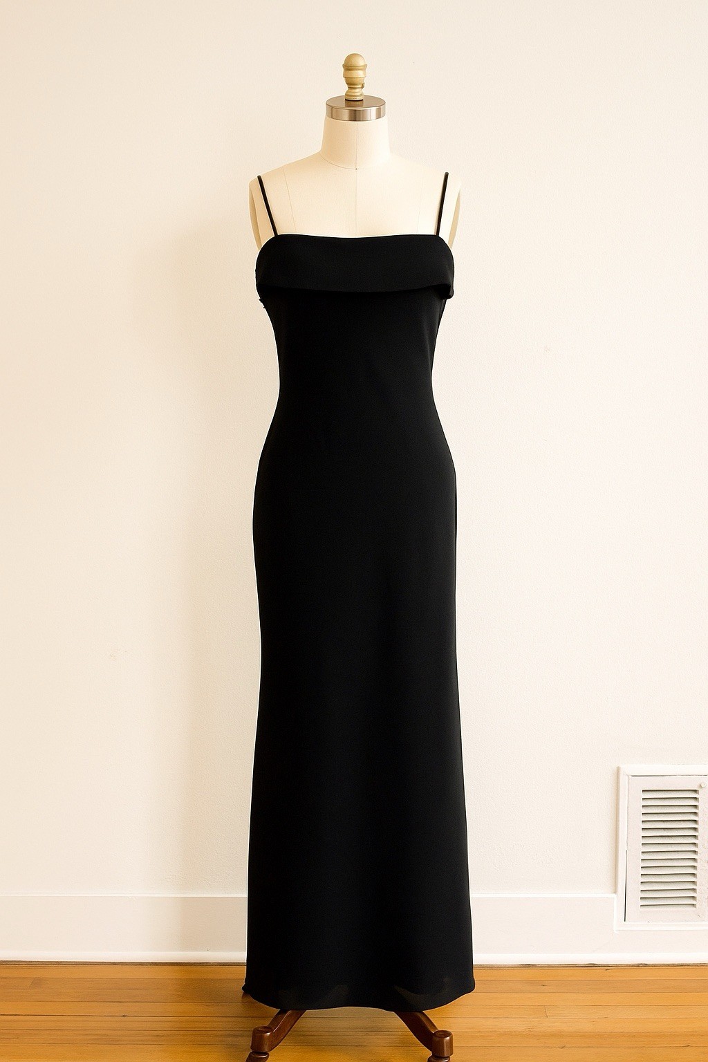 Vintage Niki Livas Black Dress 6 Sheer 90’s Y2K HOCO Whimsygoth Classic LBD