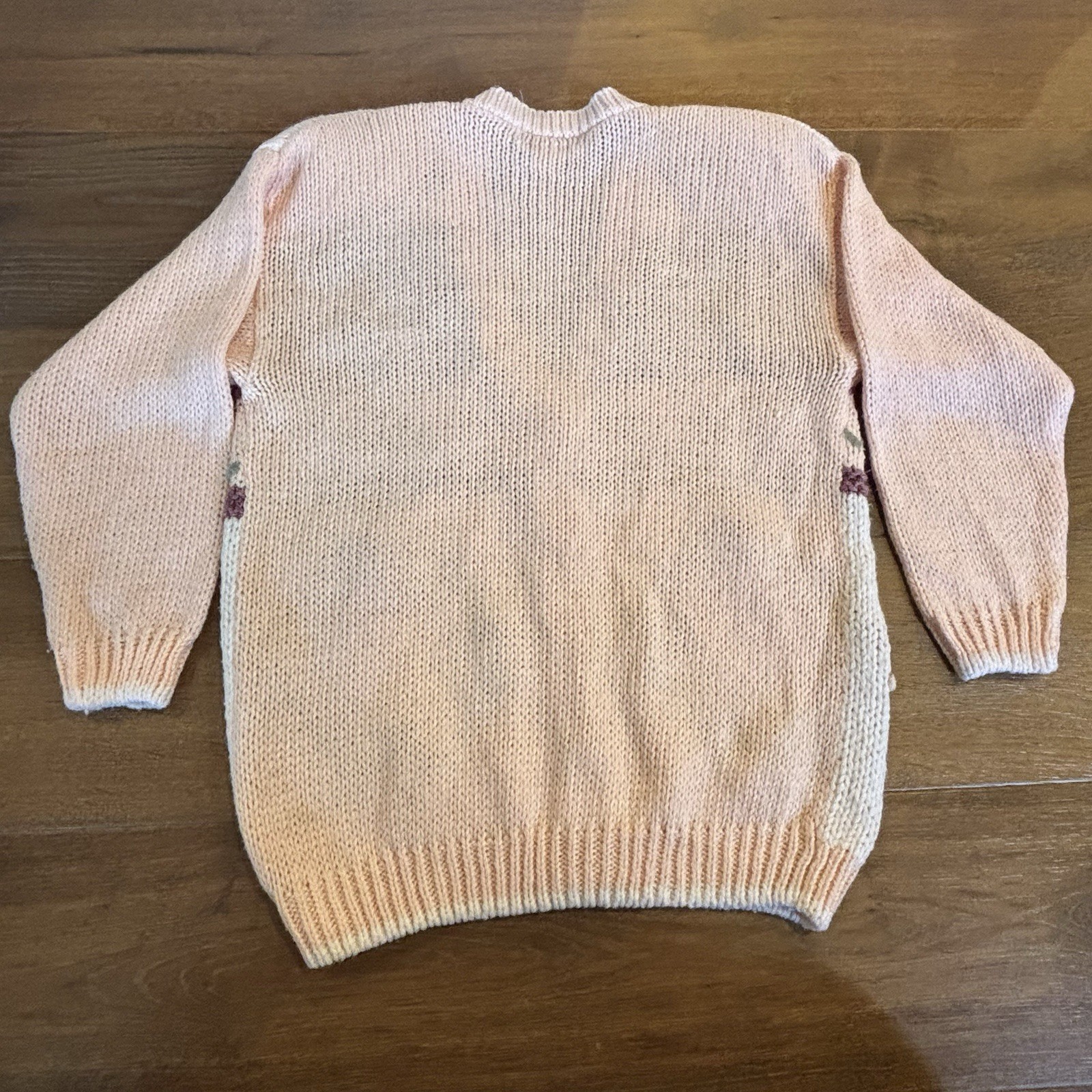 VINTAGE 80’s American Weekend, Women’s Spring Cardigan, Medium, Grandmacore