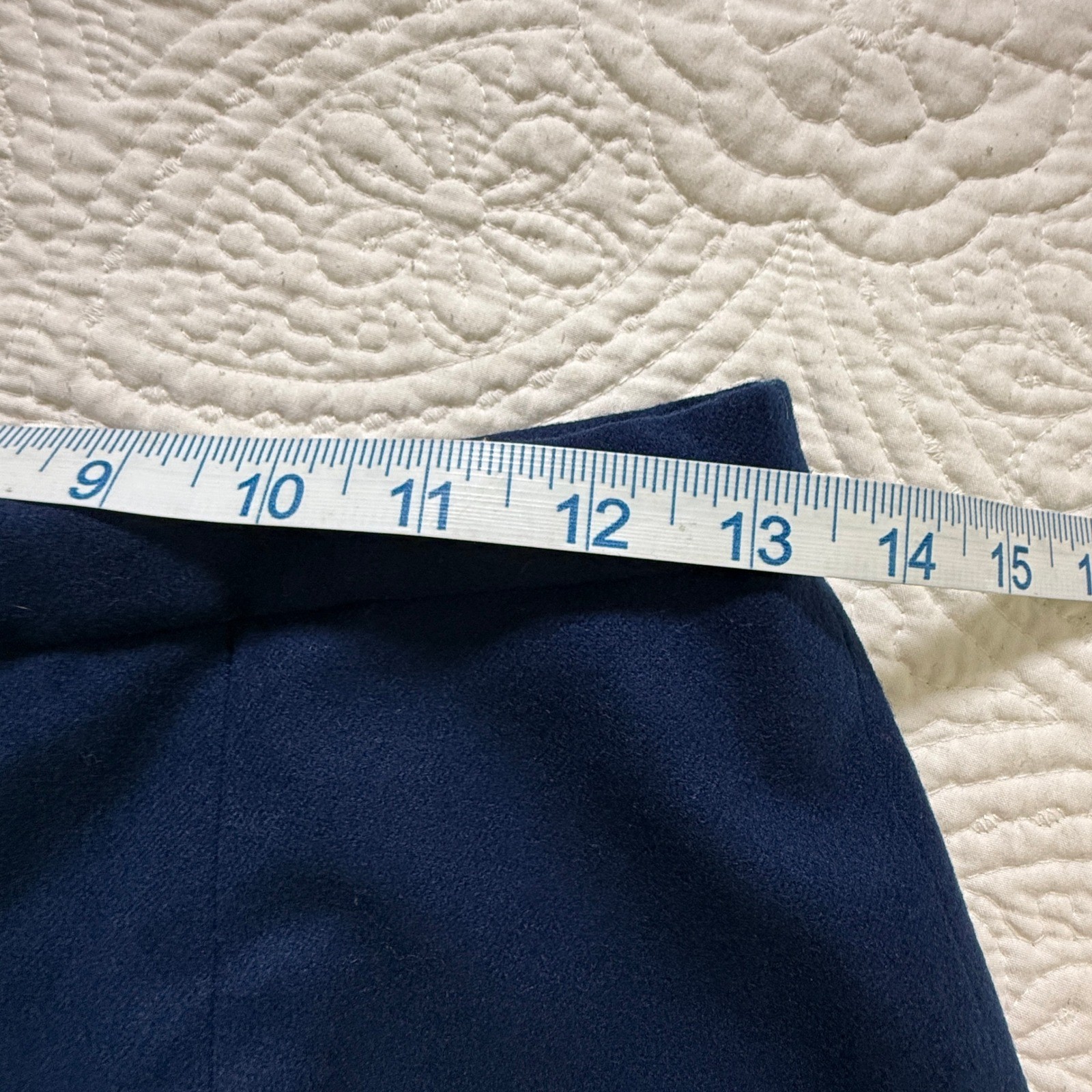 Pendleton Wool Trousers Womens 10 Blue Vintage Lined High Rise Straight Leg USA
