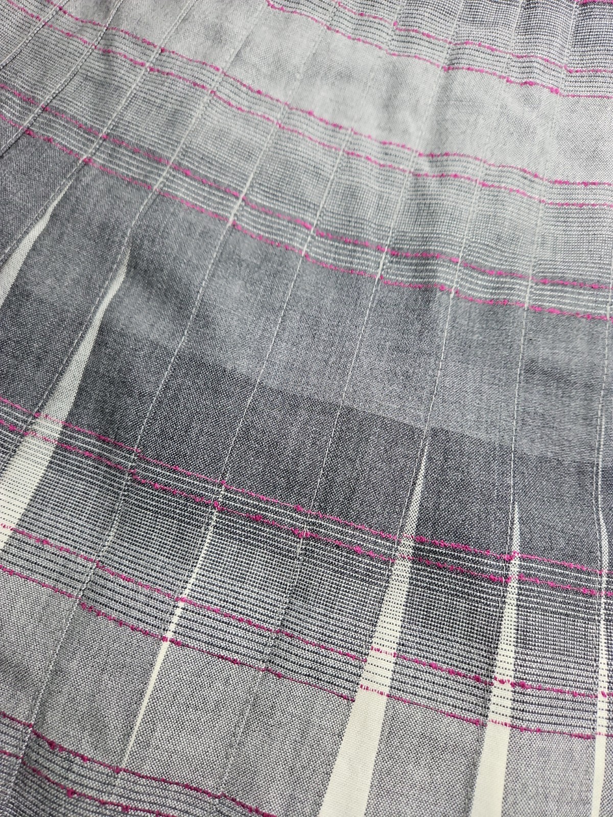 Academia Librarian Chic Pendleton Pleated Wool Maxi Skirt 10 Plaid Vtg 90s USA