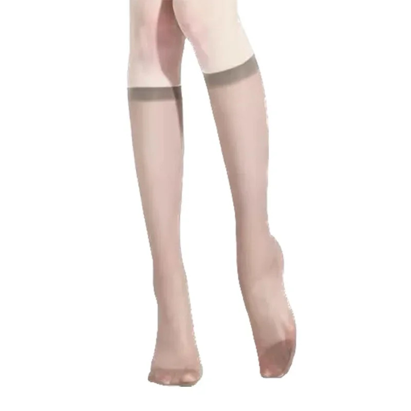 5 Pairs Ultra-thin Nylon Stockings Transparent Elasticity Ladies Knee Sock