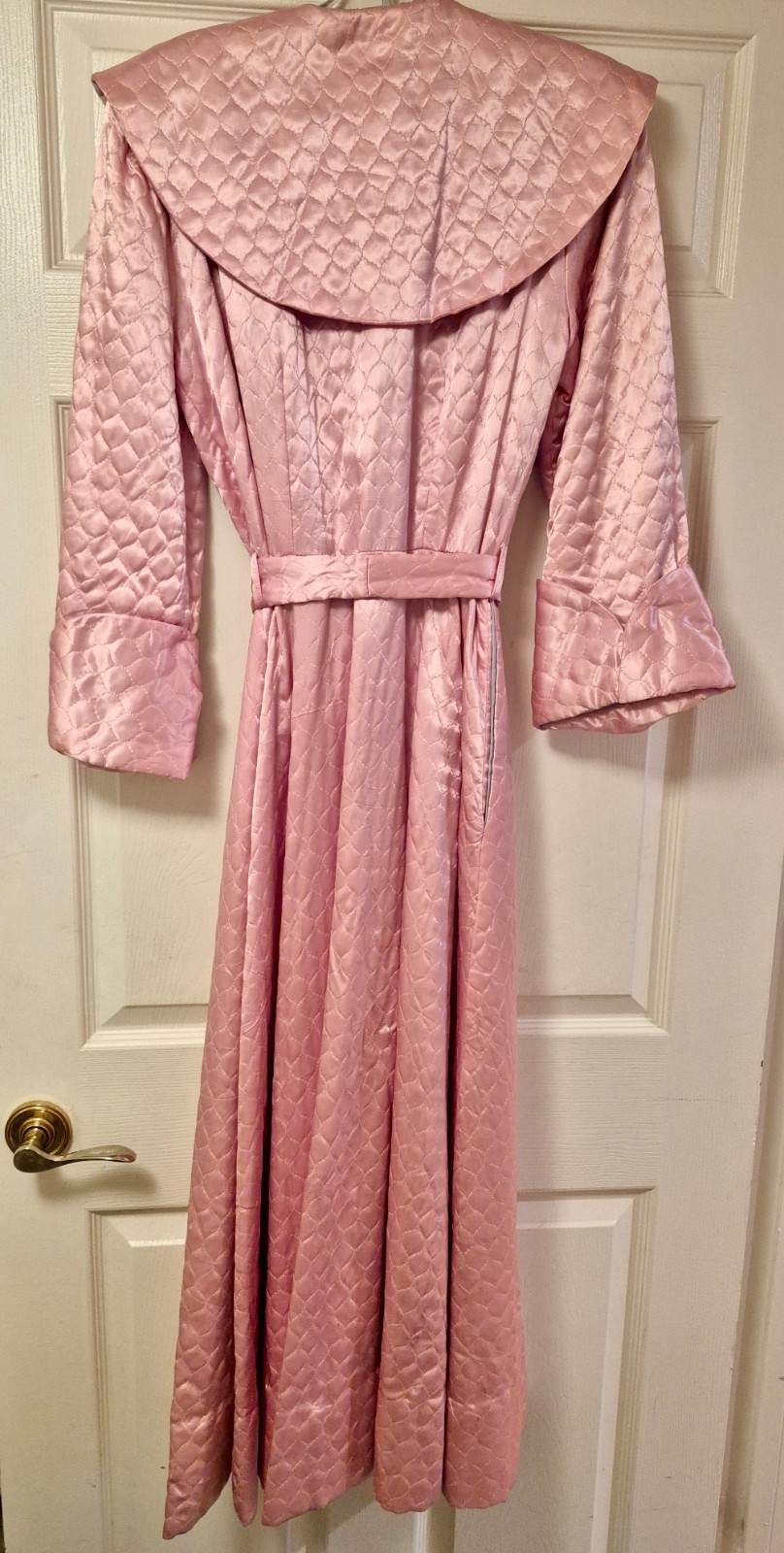 Vintage 1930s-1940s quilted Diana Dean Dressing Gown GORGEOUS