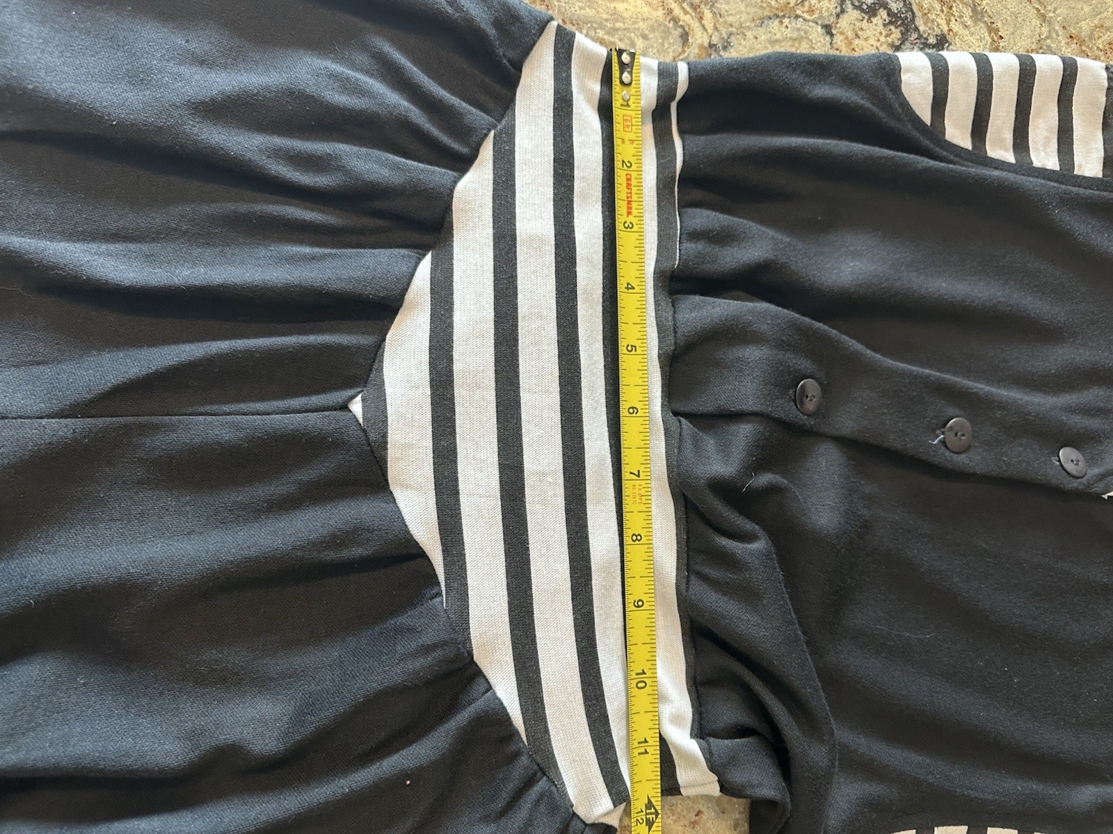 Vintage Spice Of Life Jumper Jumpsuit Romper Sz Medium Black White Balloon Pants