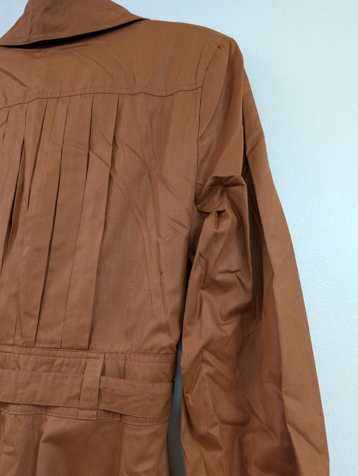 Vintage Rain-Ette Fashions Trench Coat 70s Street Style Lightweight 13 / 14