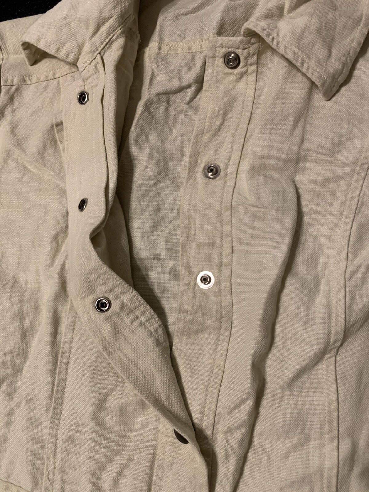 Vintage Compagnie Internationale Express Women’s Khaki S Full Button Blazer NWOT