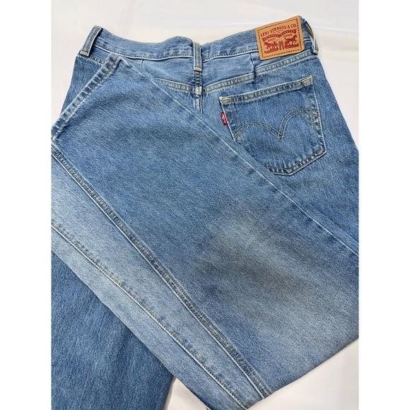Levis 94 Baggy Wide Leg Jeans Light Wash Y2K Retro 90s Skater Denim