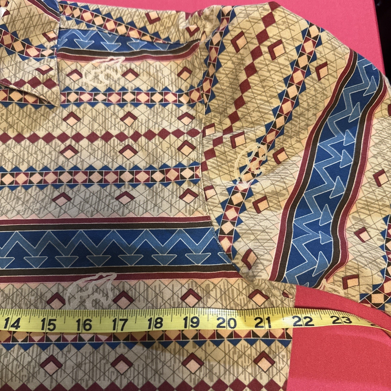 VTG Wrangler Western Wear Women’s Aztec Print/ Rodeo/ Cowboy Size Large