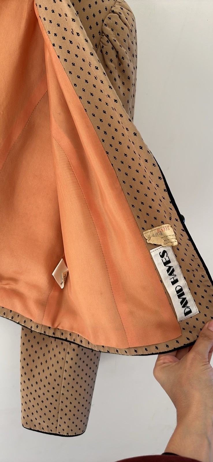 David Hayes 100% Silk Skirt Suit Women’s Size 10